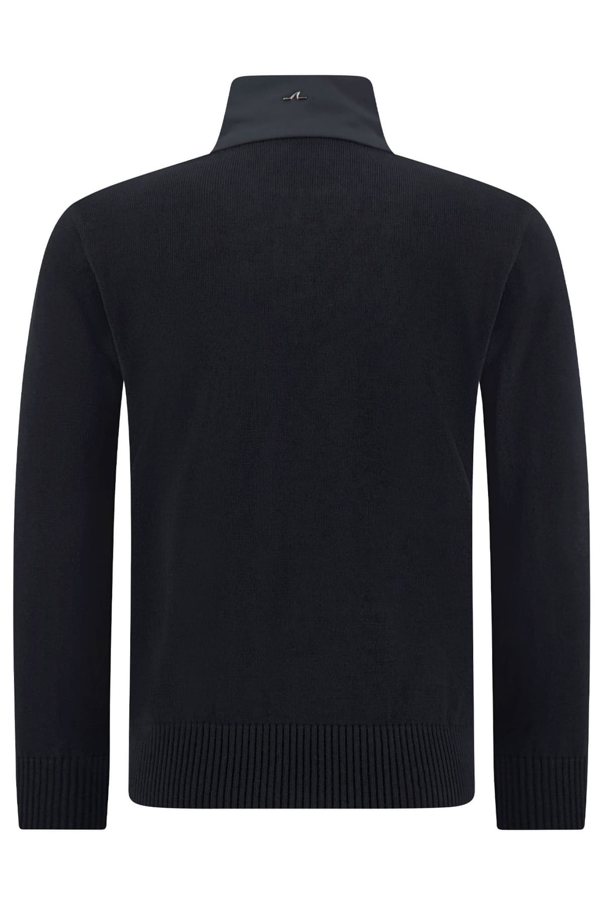 PAUL&SHARK ΠΛΕΚΤΟ HALFZIP LOGO ΜΑΥΡΟ