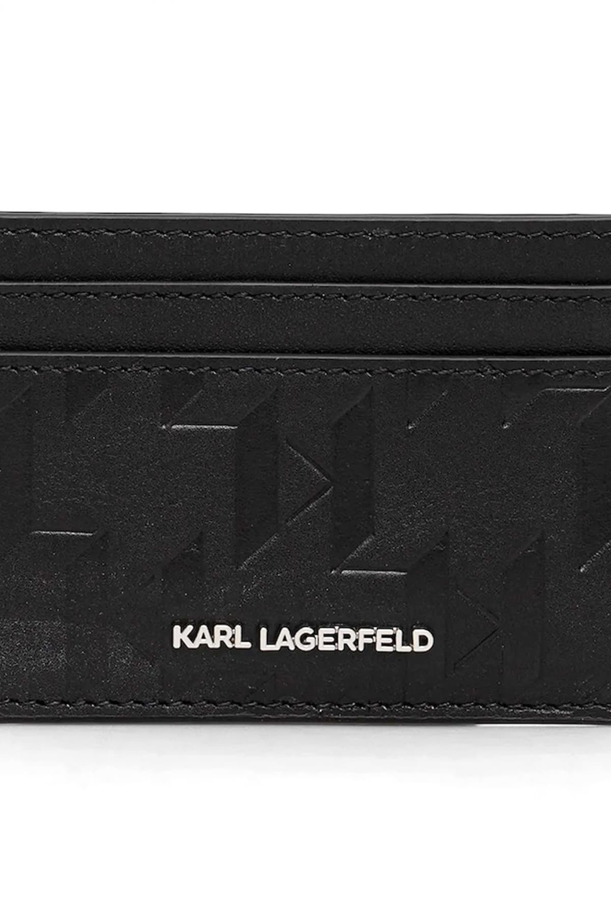 KARL LAGERFELD ΘΗΚΗ ΚΑΡΤΩΝ K/LOOM ΜΑΥΡΟ