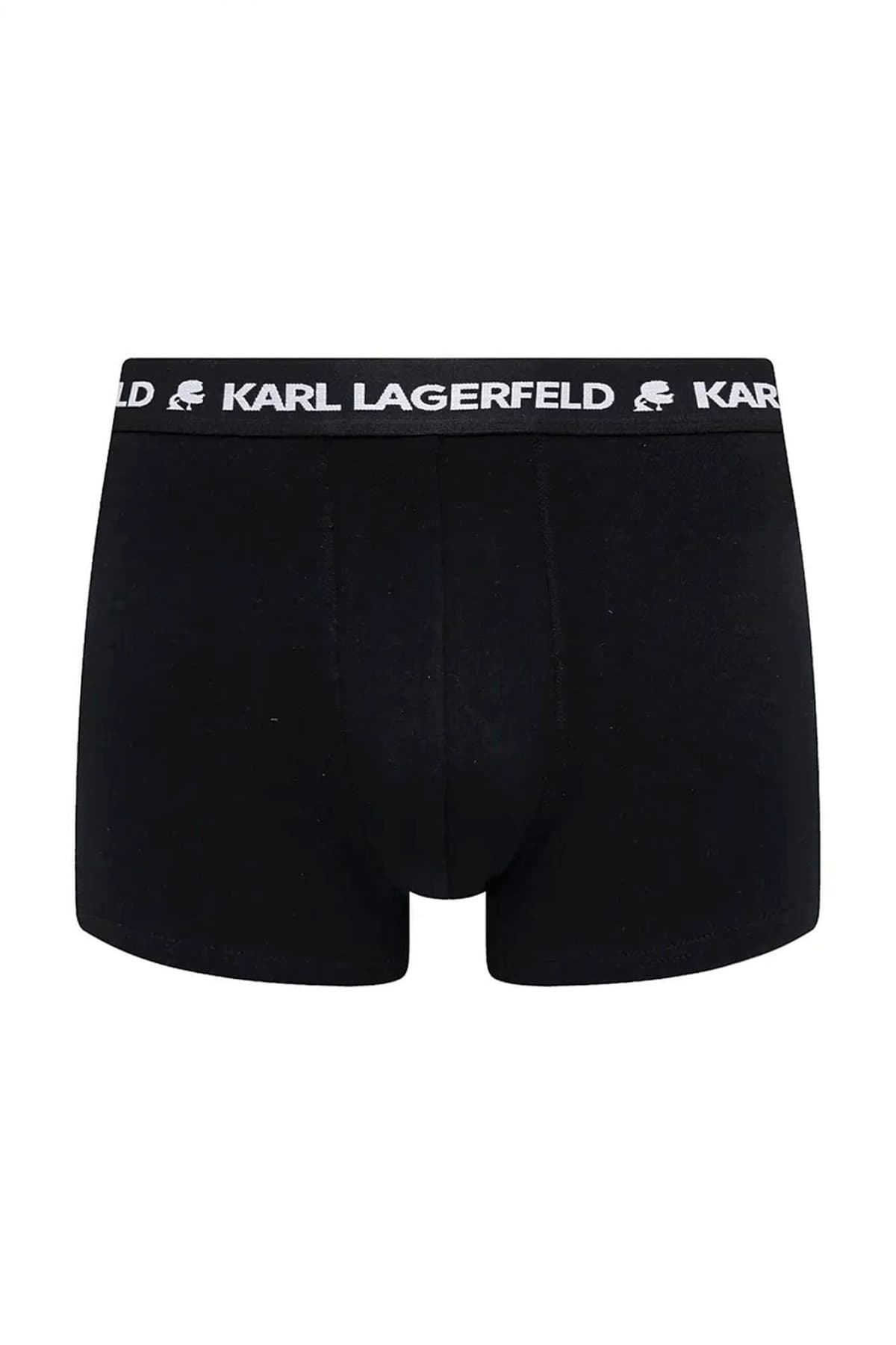 KARL LAGERFELD ΕΣΩΡΟΥΧΑ 3PACK TRUNK LOGO ΛΕΥΚΟ-ΓΚΡΙ-ΜΑΥΡΟ