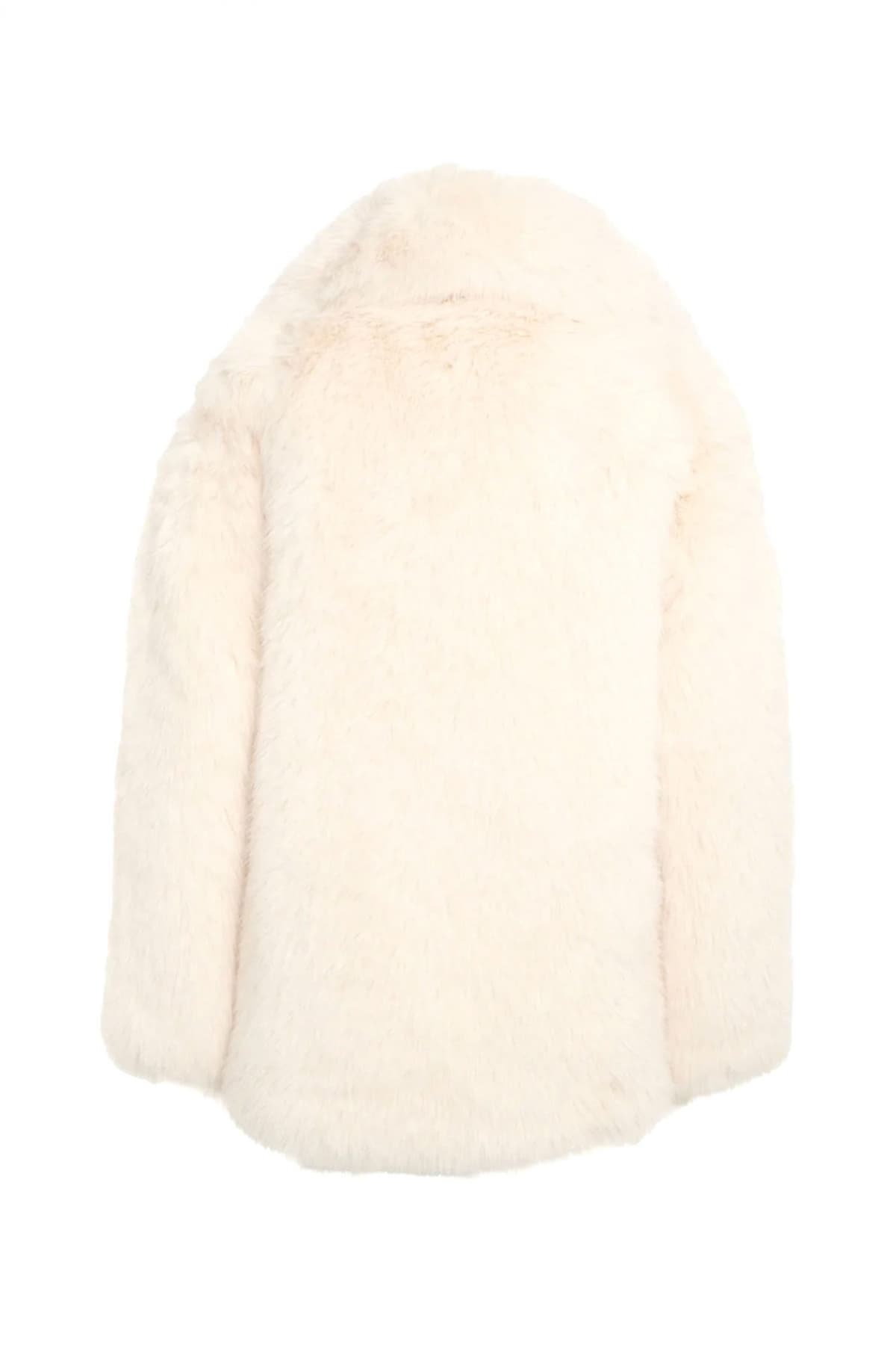 LIU-JO ΓΟΥΝΑ FAUX FUR ΕΚΡΟΥ