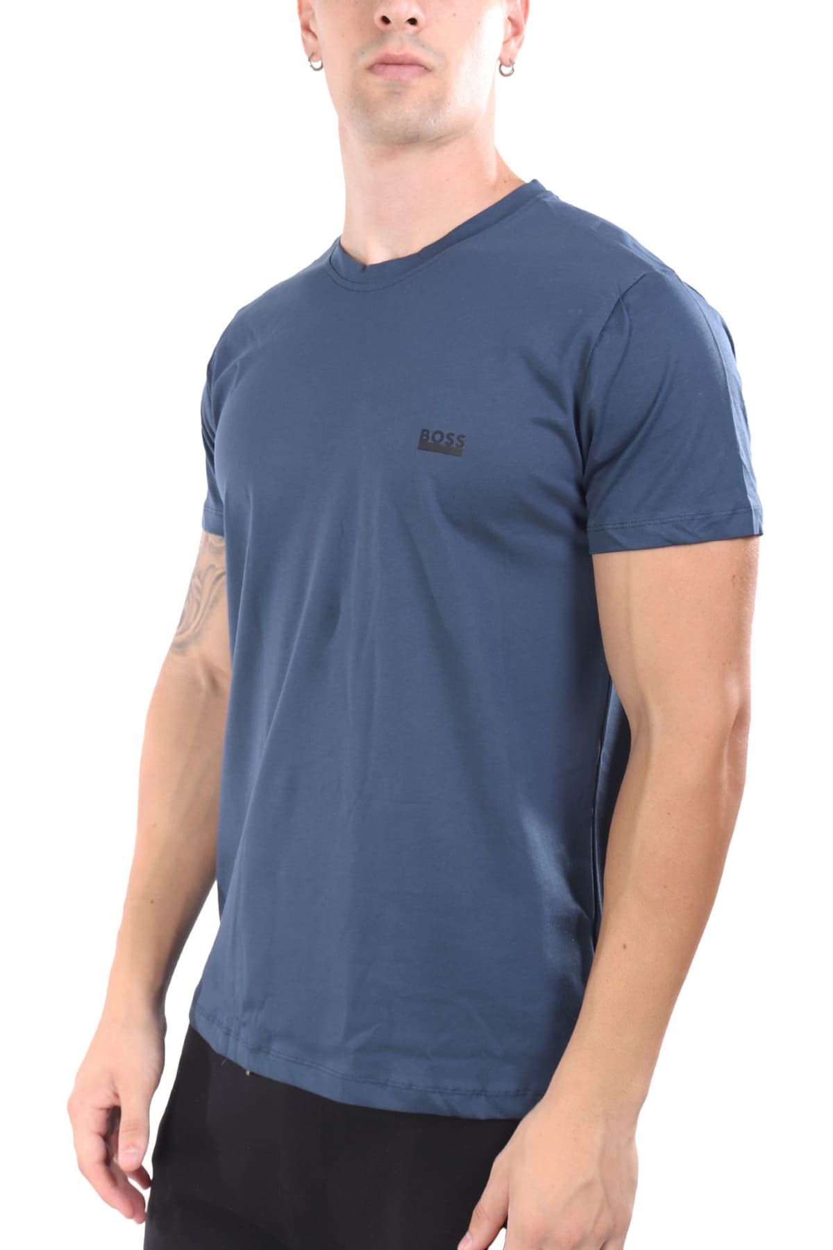 BOSS ΕΣΩΡΟΥΧΟ T-SHIRT RN 365 CREW NECK ΜΠΛΕ