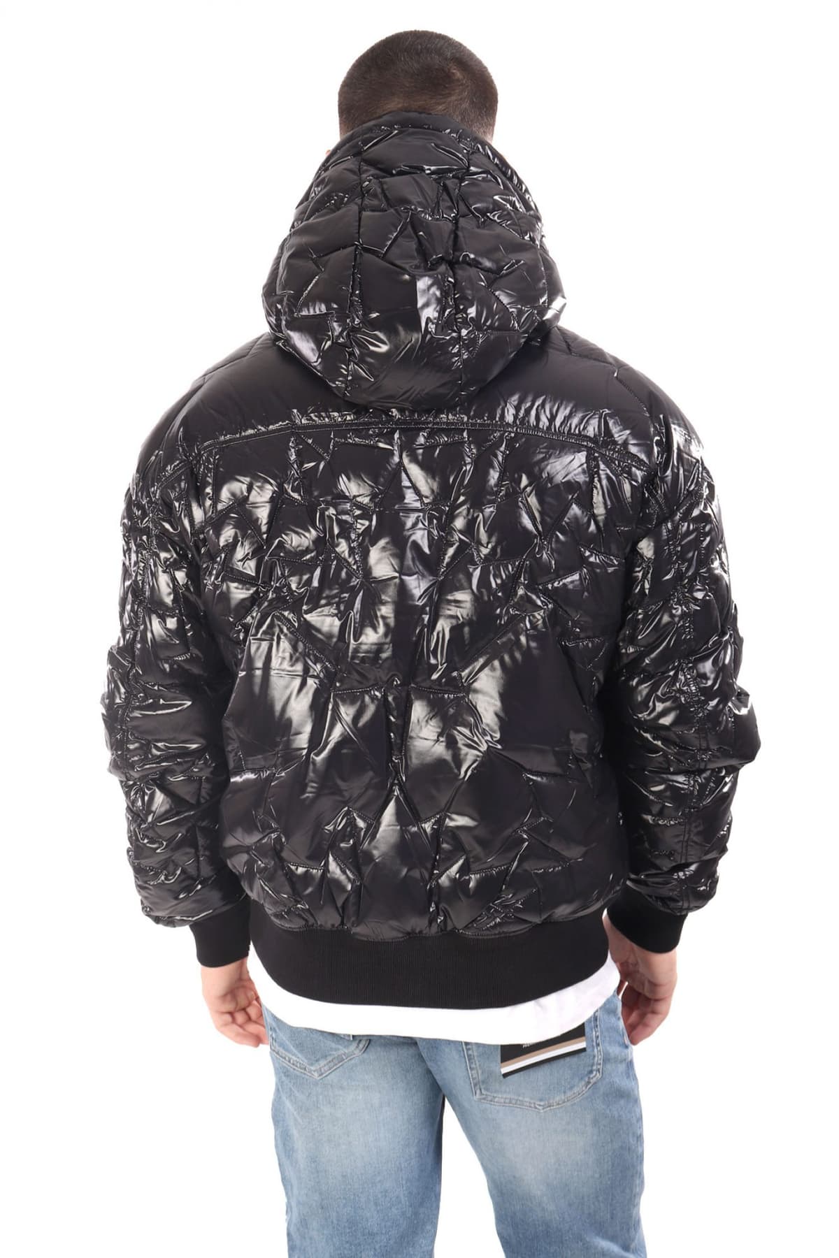 MOOSE KNUCKLES ΜΠΟΥΦΑΝ PUFFER BOMBER HOODIE BRIAR REVERSIBLE ΜΑΥΡΟ