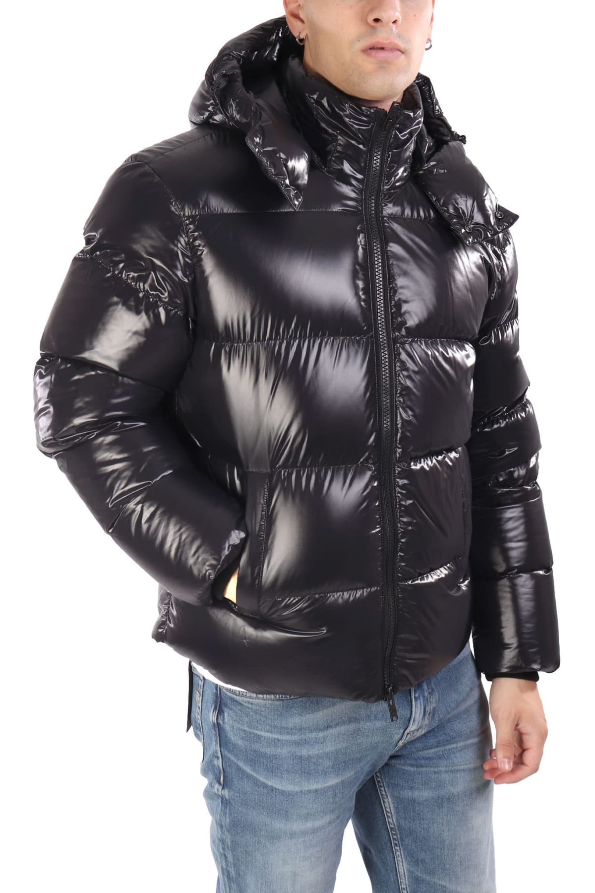 MOOSE KNUCKLES ΜΠΟΥΦΑΝ PUFFER KINGS ΑΠΟΣΠΩΜΕΝΗ ΚΟΥΚΟΥΛΑ ΜΑΥΡΟ