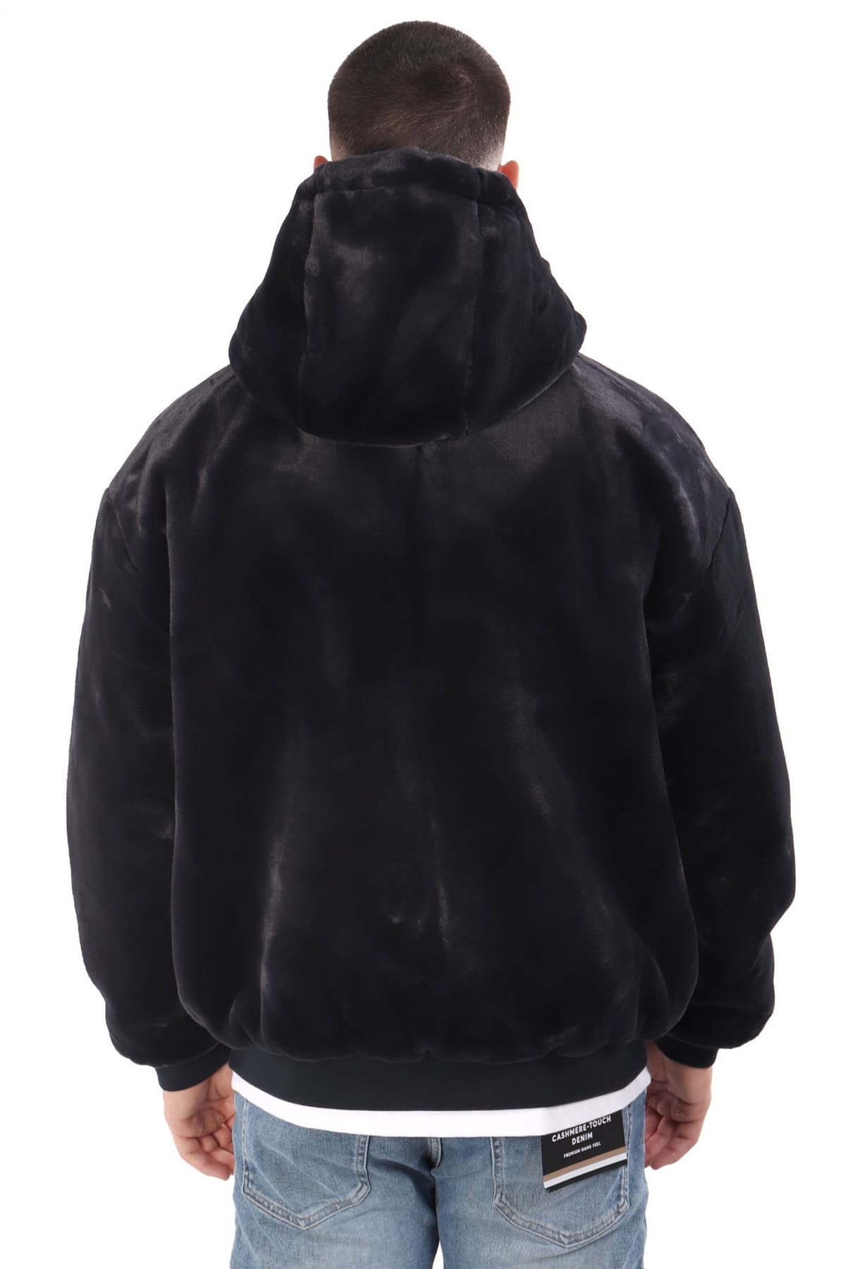 MOOSE KNUCKLES ΜΠΟΥΦΑΝ BOMBER REVERSIBLE HOODIE ROLAND BUNNY ΜΠΛΕ