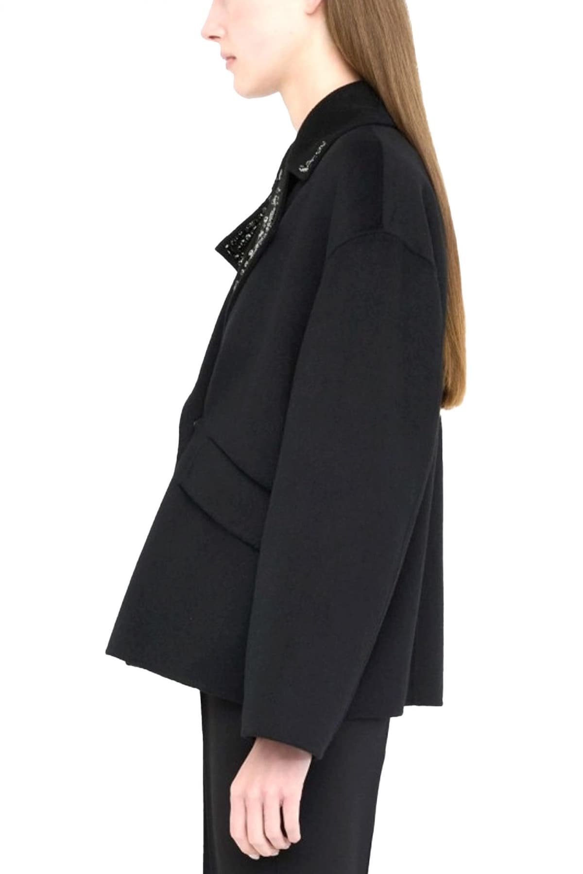 LIU-JO ΣΑΚΑΚΙ ΚΡΥΦΟ ΚΟΥΜΠΙ ΚΕΝΤΗΜΑ ΚΡΥΣΤΑΛΛΑ ΜΑΥΡΟ