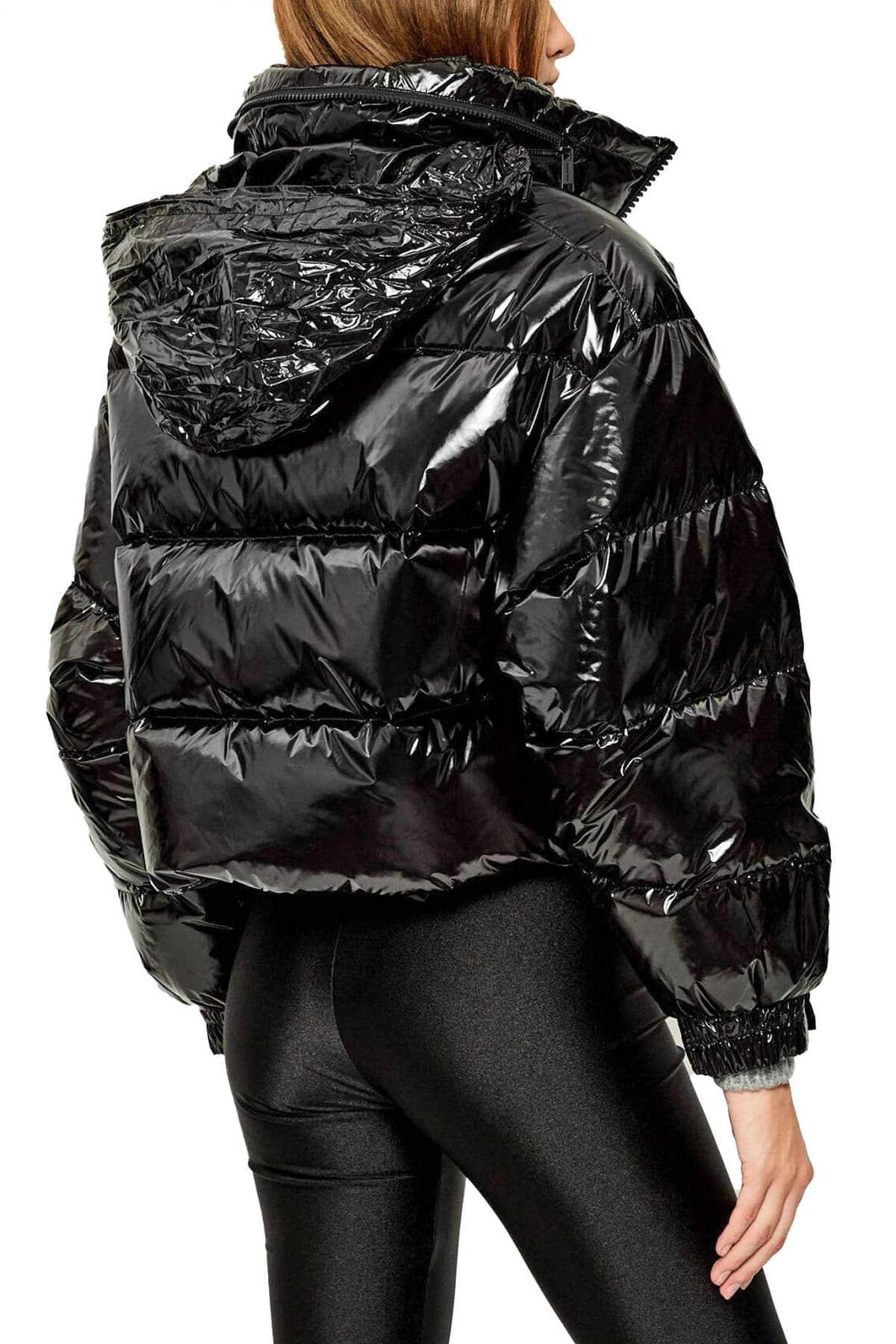 MICHAEL KORS ΜΠΟΥΦΑΝ ΦΟΥΣΚΩΤΟ ΚΡΥΦΗ ΚΟΥΚΟΥΛΑ ΛΑΣΤΙΧΟ ΚΑΤΩ ΜΑΥΡΟ