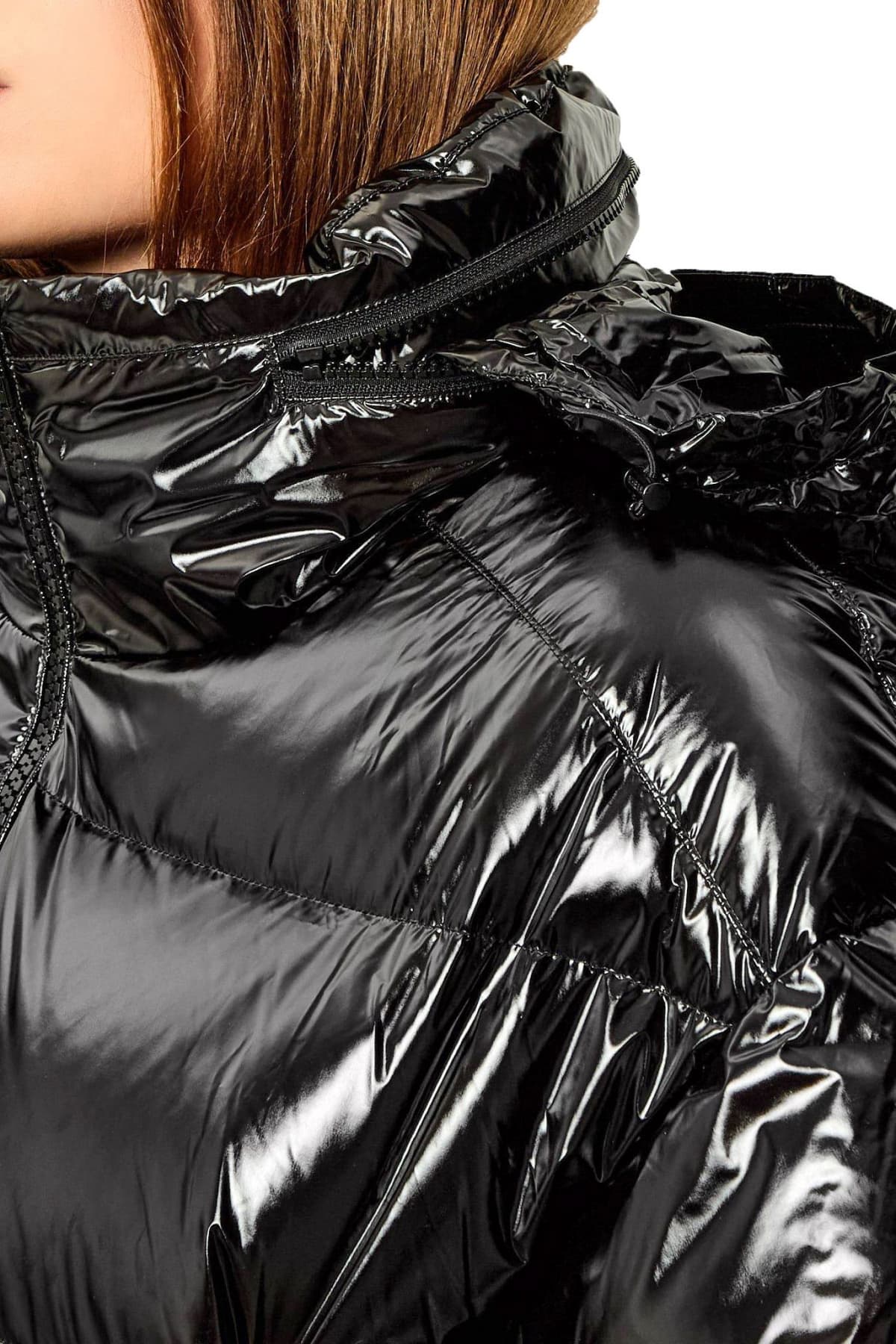 MICHAEL KORS ΜΠΟΥΦΑΝ ΦΟΥΣΚΩΤΟ ΚΡΥΦΗ ΚΟΥΚΟΥΛΑ ΛΑΣΤΙΧΟ ΚΑΤΩ ΜΑΥΡΟ