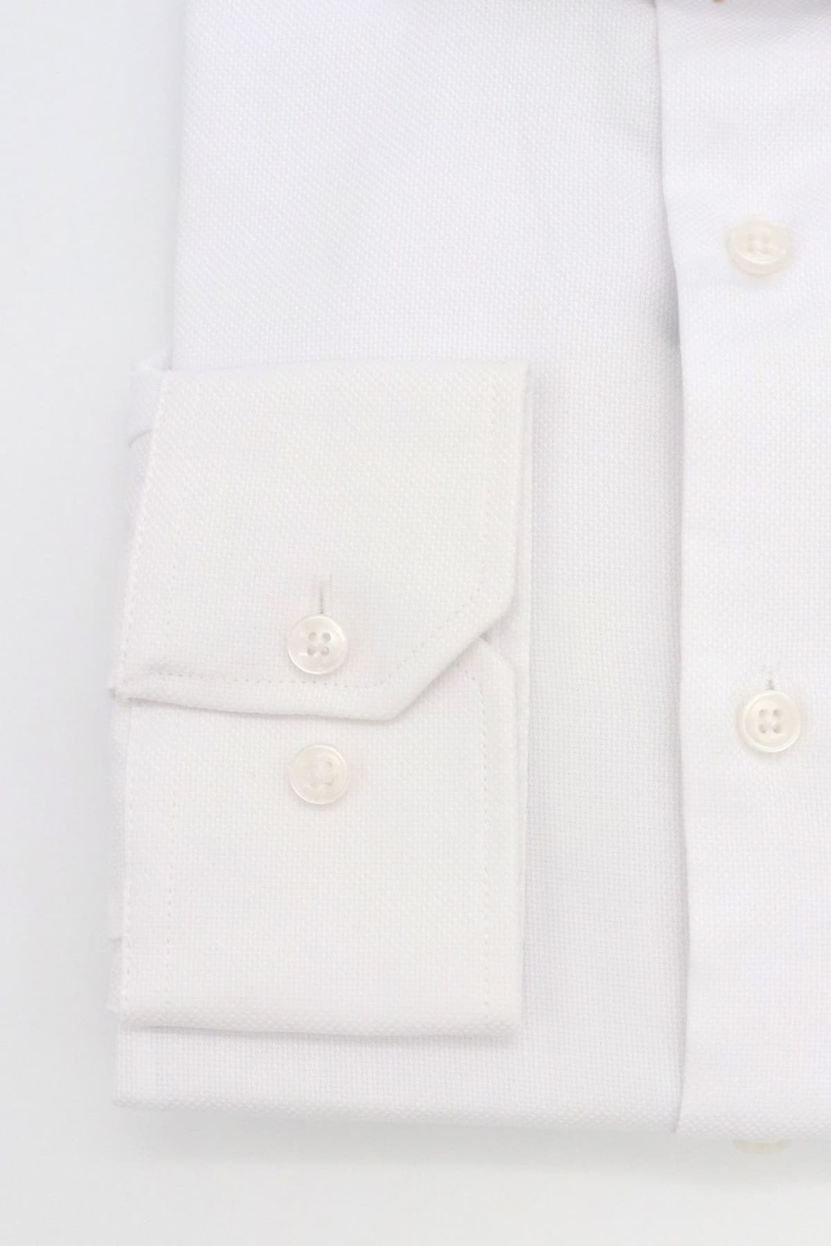 MICHAEL KORS ΠΟΥΚΑΜΙΣΟ SLIM FIT STRUCTURED DOBBY ΛΕΥΚΟ