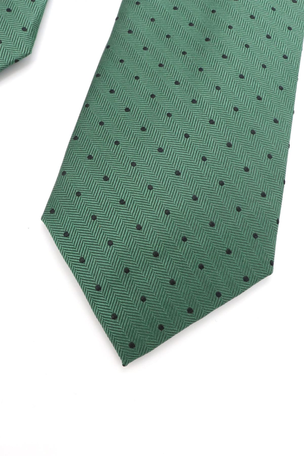 MICHAEL KORS ΓΡΑΒΑΤΑ ΠΟΥΑ HERINGBONE DOT ΠΡΑΣΙΝΟ