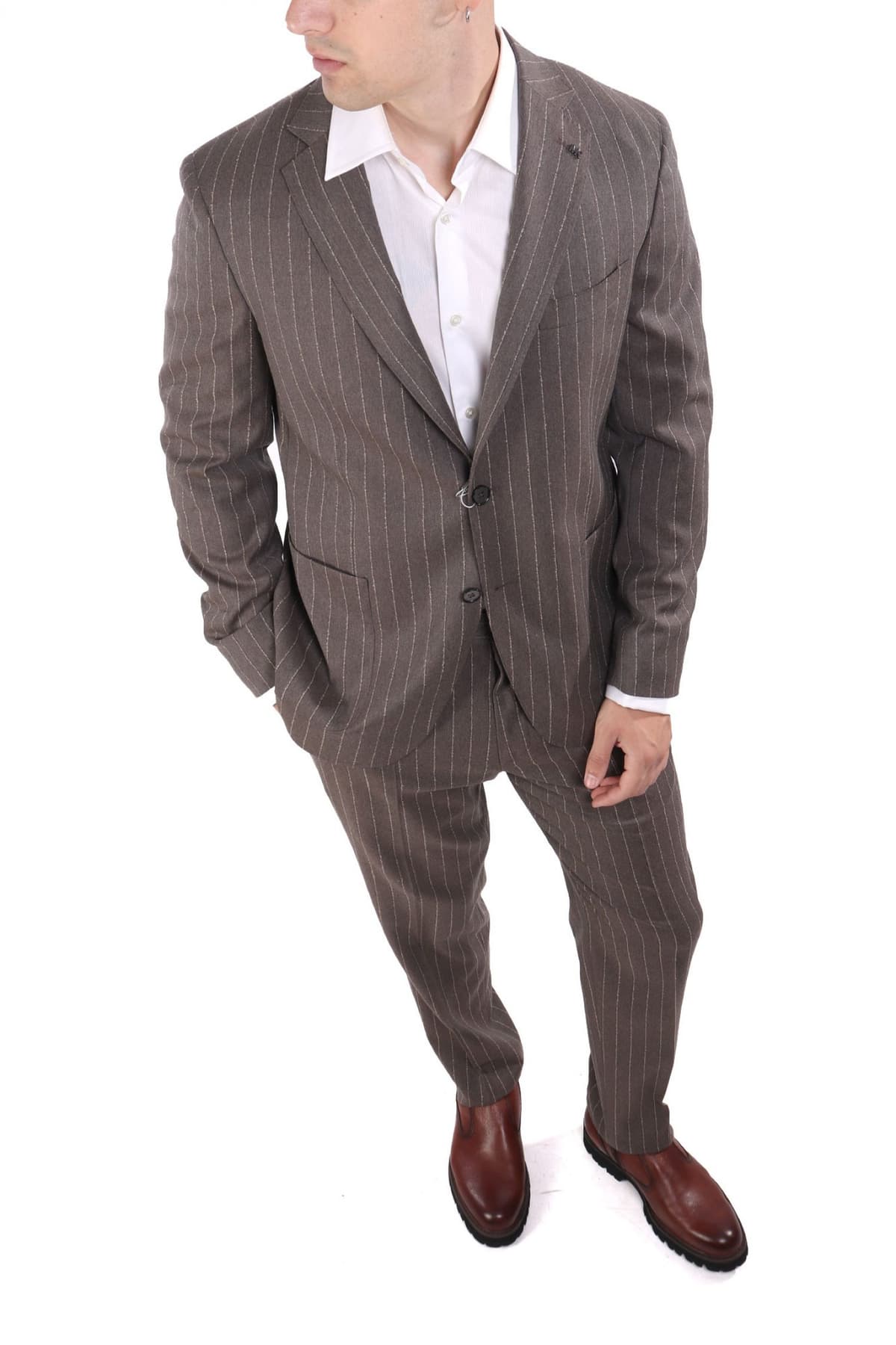 MICHAEL KORS ΣΑΚΑΚΙ BLAZER ΡΙΓΕ BOUCLE TRAVEL ΓΚΡΙ