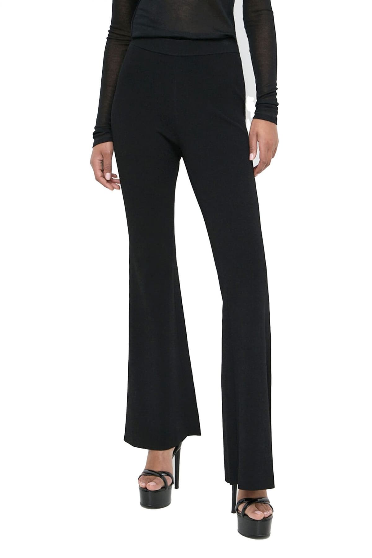 MICHAEL KORS ΠΑΝΤΕΛΟΝΙ FLARE ΛΑΣΤΙΧΟ ΜΕΣΗ ΜΑΥΡΟ