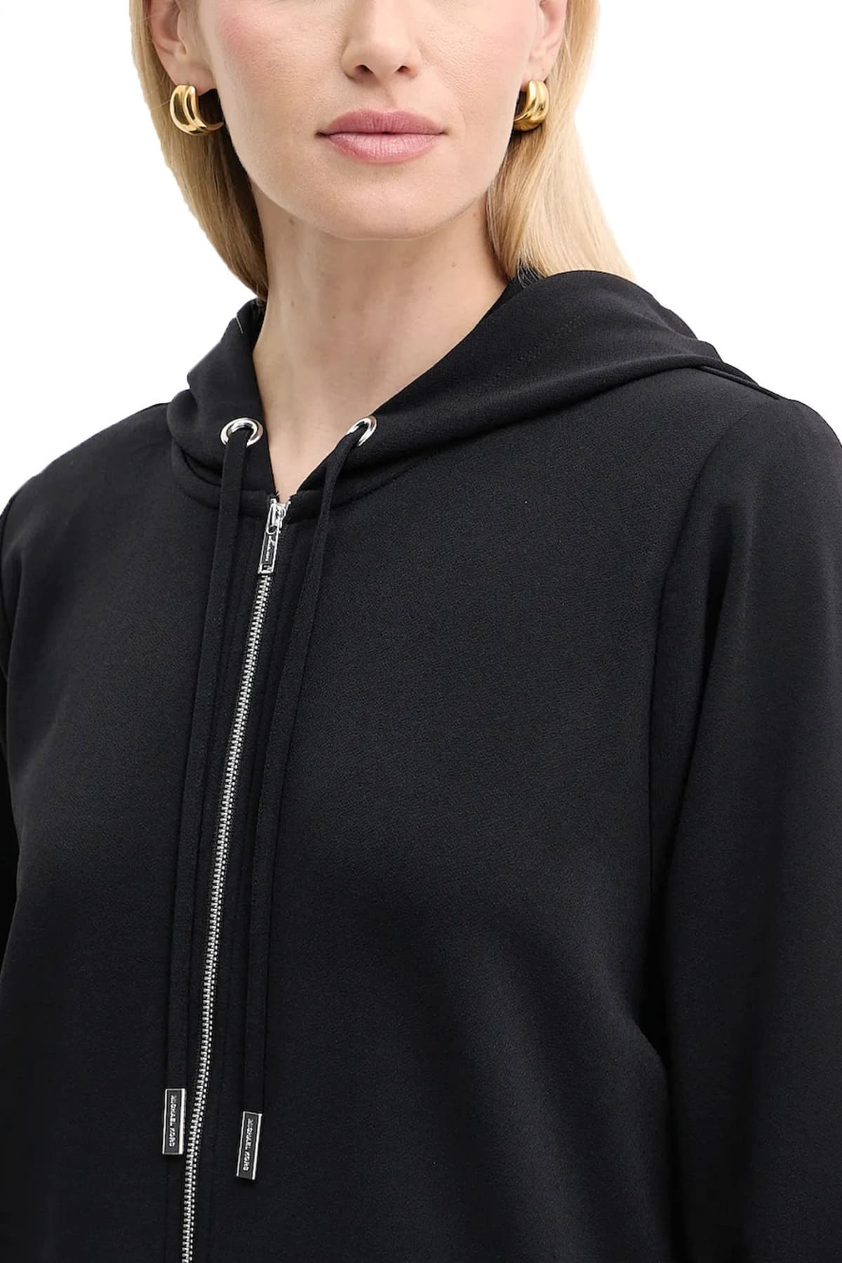 MICHAEL KORS ΦΟΥΤΕΡ HOODIE FULLZIP ΜΑΥΡΟ