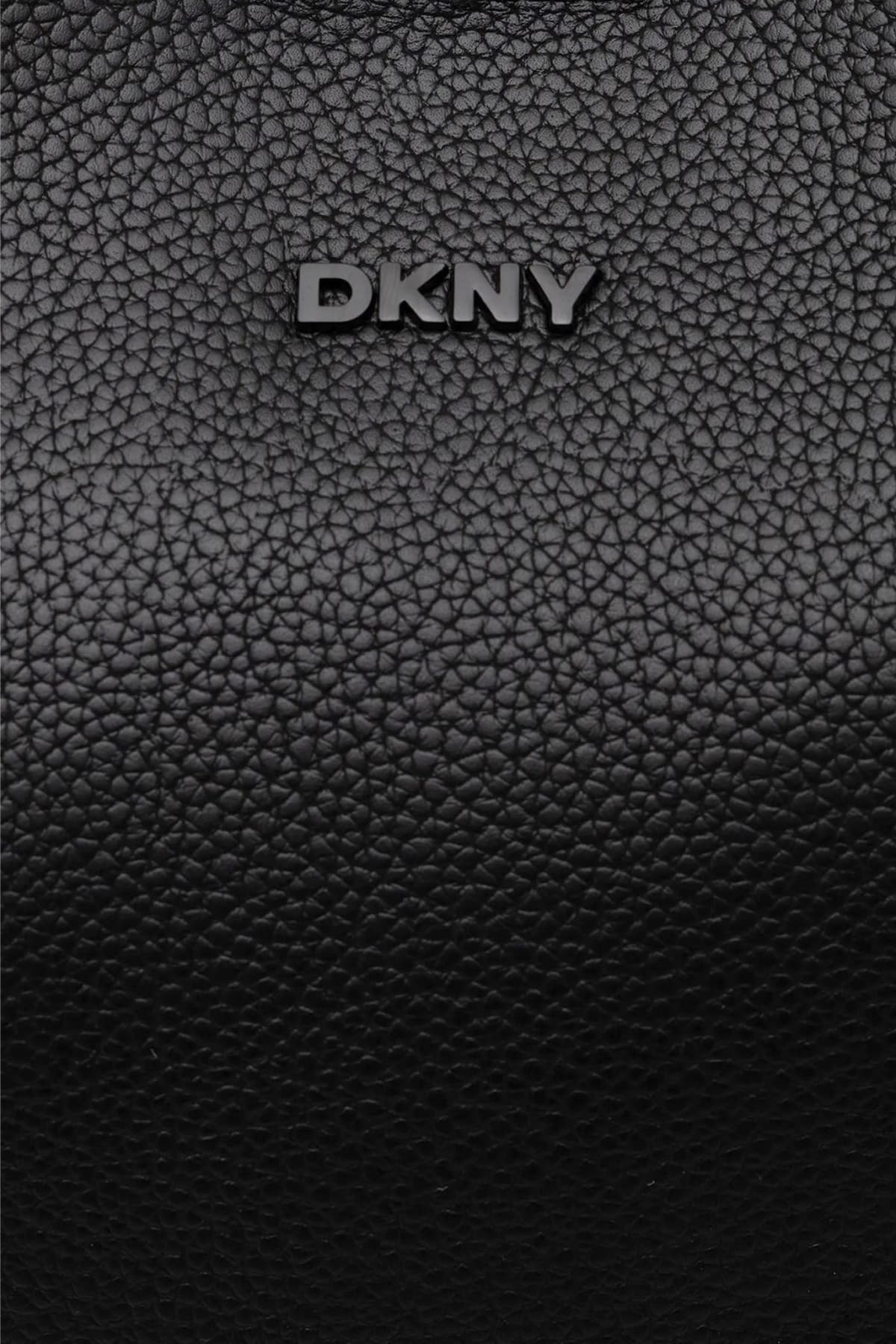 DKNY ΤΣΑΝΤΑ ΩΜΟΥ CAPRI HOBOS LOGO ΜΑΥΡΟ