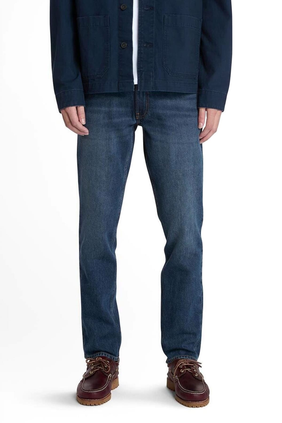 TIMBERLAND ΠΑΝΤΕΛΟΝΙ JEANS SLIM FIT SARGENT LAKE ΜΠΛΕ