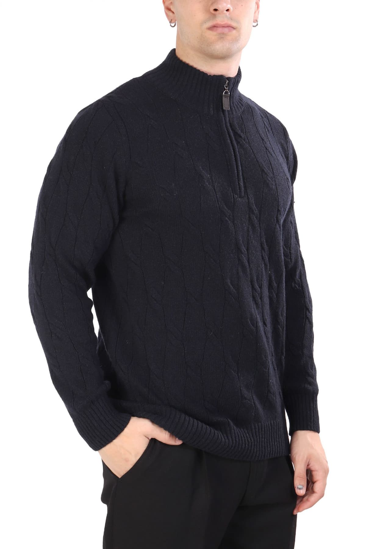 DORS ΠΛΕΚΤΟ HALFZIP ΜΠΛΕ