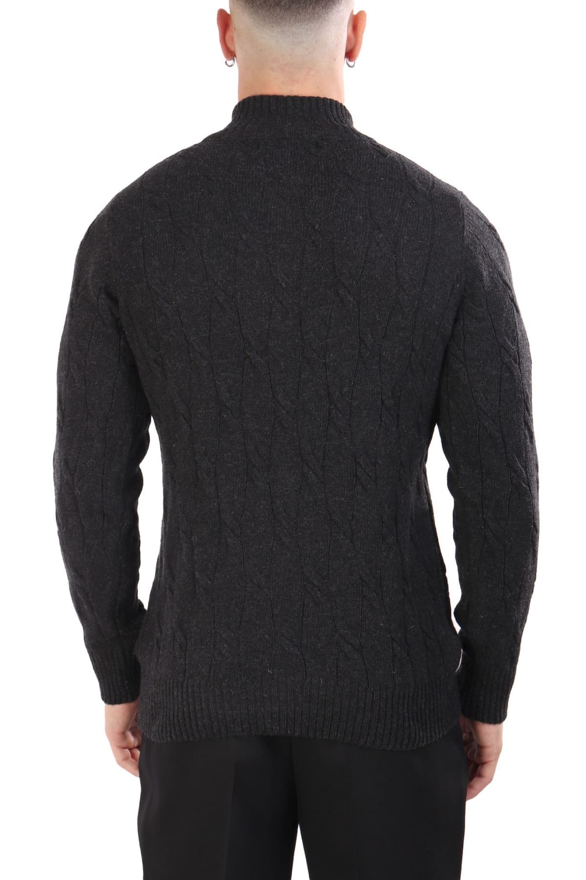 DORS ΠΛΕΚΤΟ HALFZIP ΑΝΘΡΑΚΙ