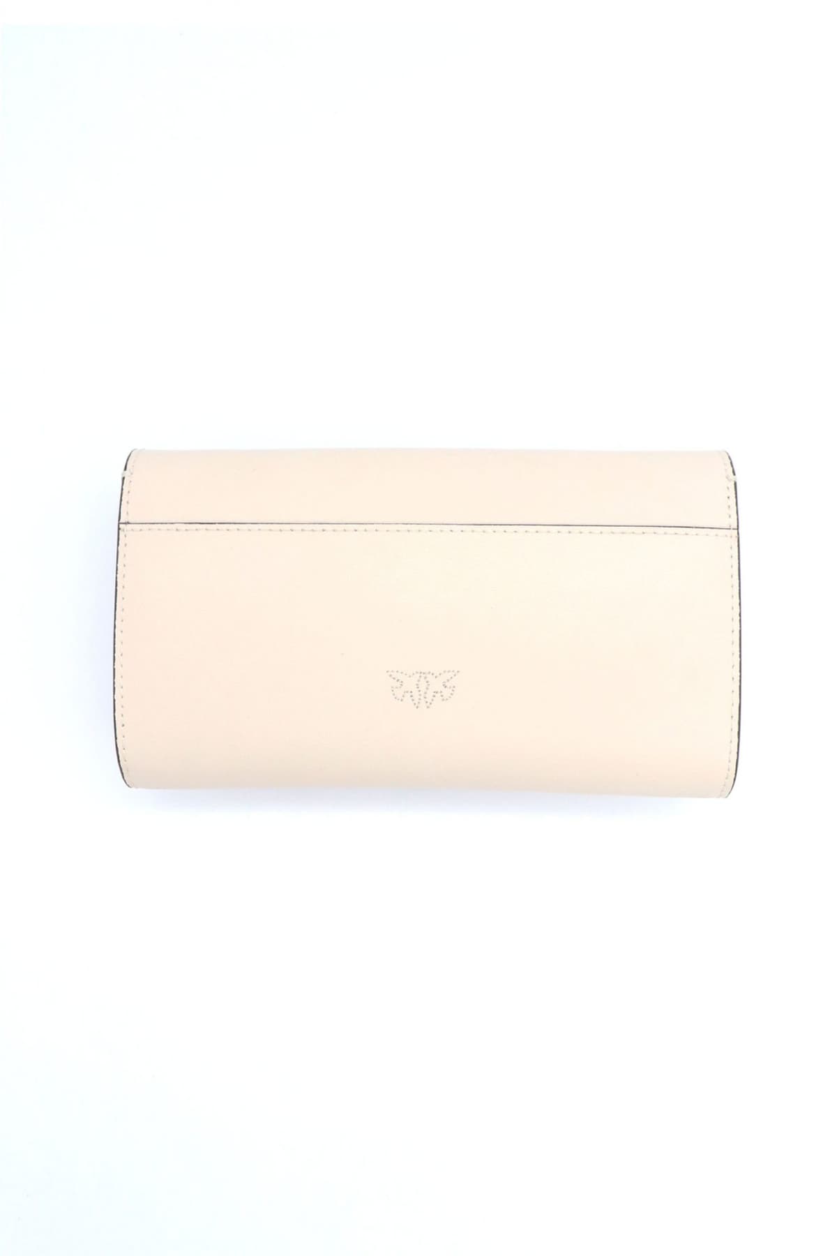 PINKO LOVE ICON WALLET C ΛΕΥΚΟ-ANTIQUE GOLD