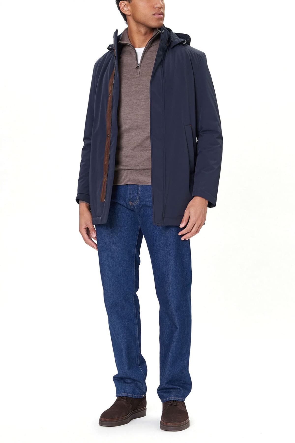 PAUL&SHARK ΜΠΟΥΦΑΝ JACKET ΑΠΟΣΠΩΜΕΝΗ ΚΟΥΚΟΥΛΑ TYPHOON RE-4X4 STRETCH ΜΠΛΕ