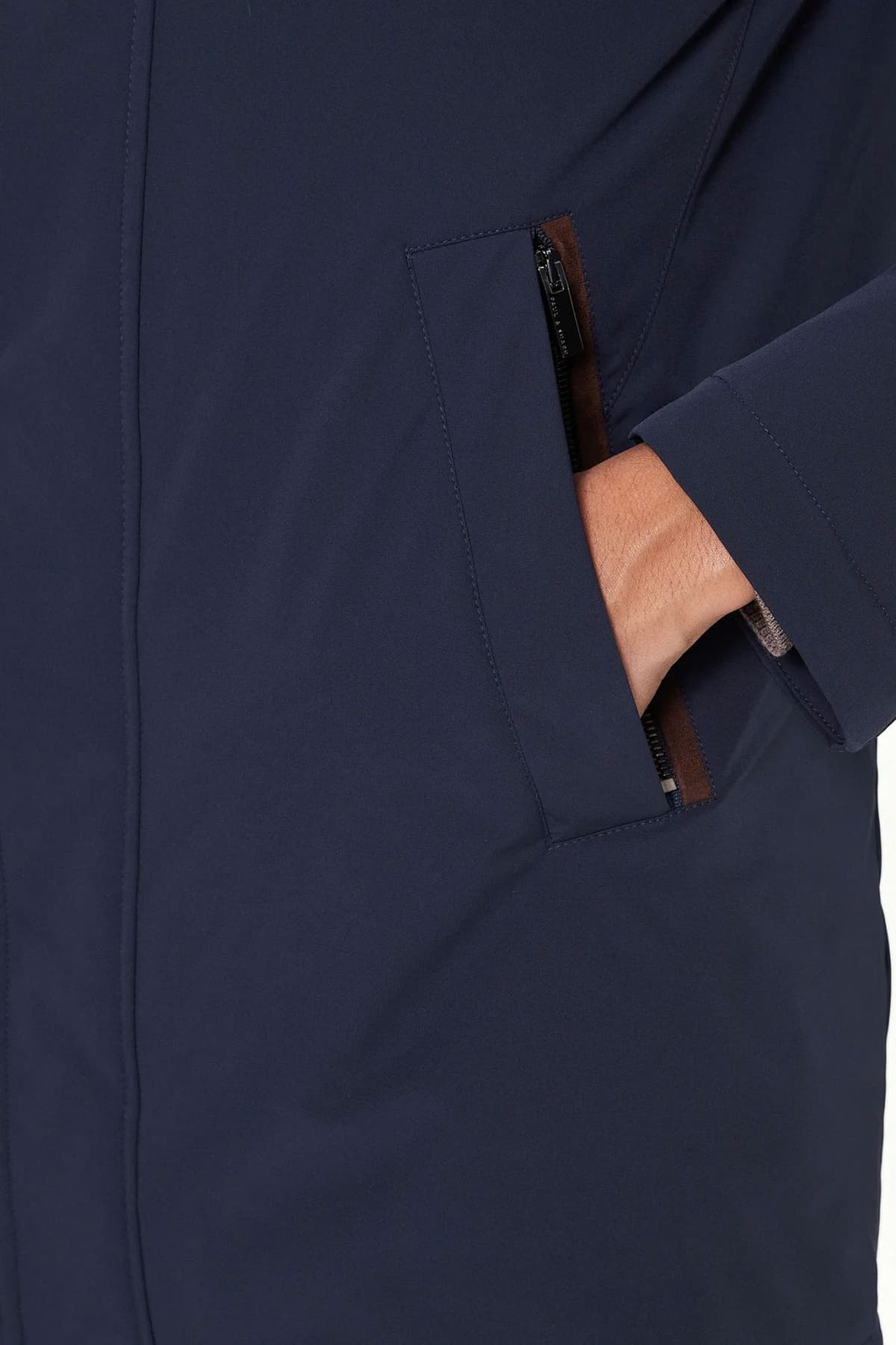 PAUL&SHARK ΜΠΟΥΦΑΝ JACKET ΑΠΟΣΠΩΜΕΝΗ ΚΟΥΚΟΥΛΑ TYPHOON RE-4X4 STRETCH ΜΠΛΕ