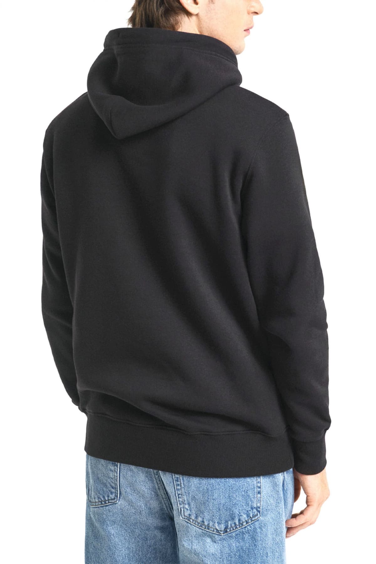 GANT ΦΟΥΤΕΡ REG SHIELD HOODIE ΜΑΥΡΟ