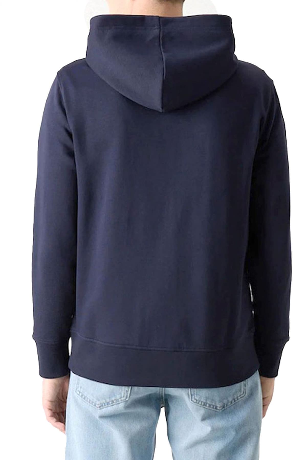 GANT ΦΟΥΤΕΡ FULLZIP GRAPHIC HOODIE ΜΠΛΕ