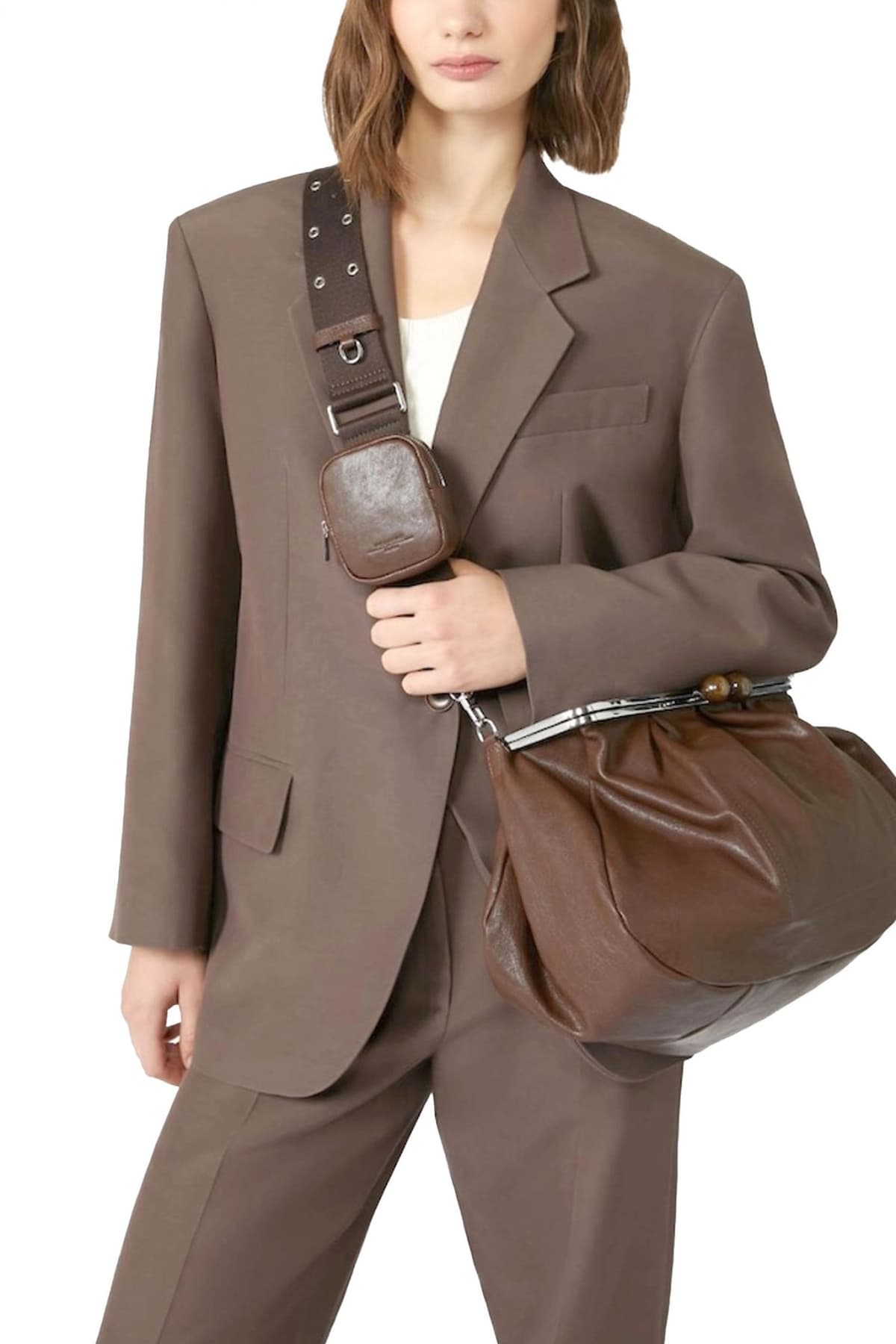 MAX MARA WEEKEND ΣΑΚΑΚΙ ΜΟΝΟΚΟΥΜΠΟ FLOC ΚΑΦΕ