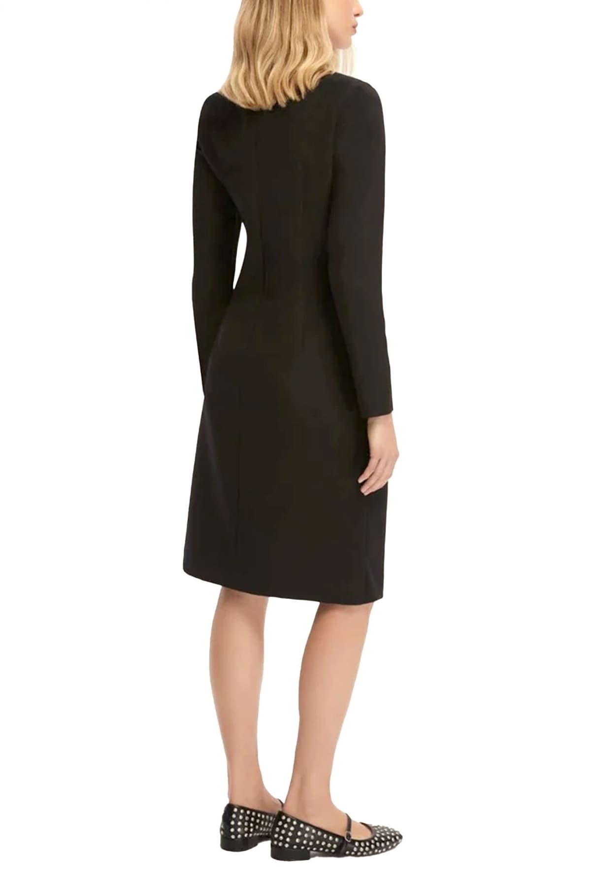 MARELLA EMME ΦΟΡΕΜΑ MIDI KADIAK ΜΑΥΡΟ