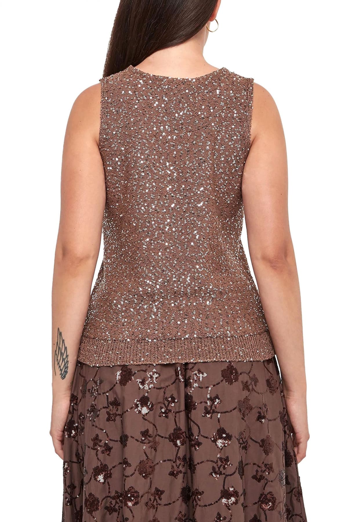 MAX MARA WEEKEND ΠΛΕΚΤΟ V NECK ΑΜΑΝΙΚΟ ACAICI ΠΑΓΙΕΤΕΣ ΚΑΦΕ