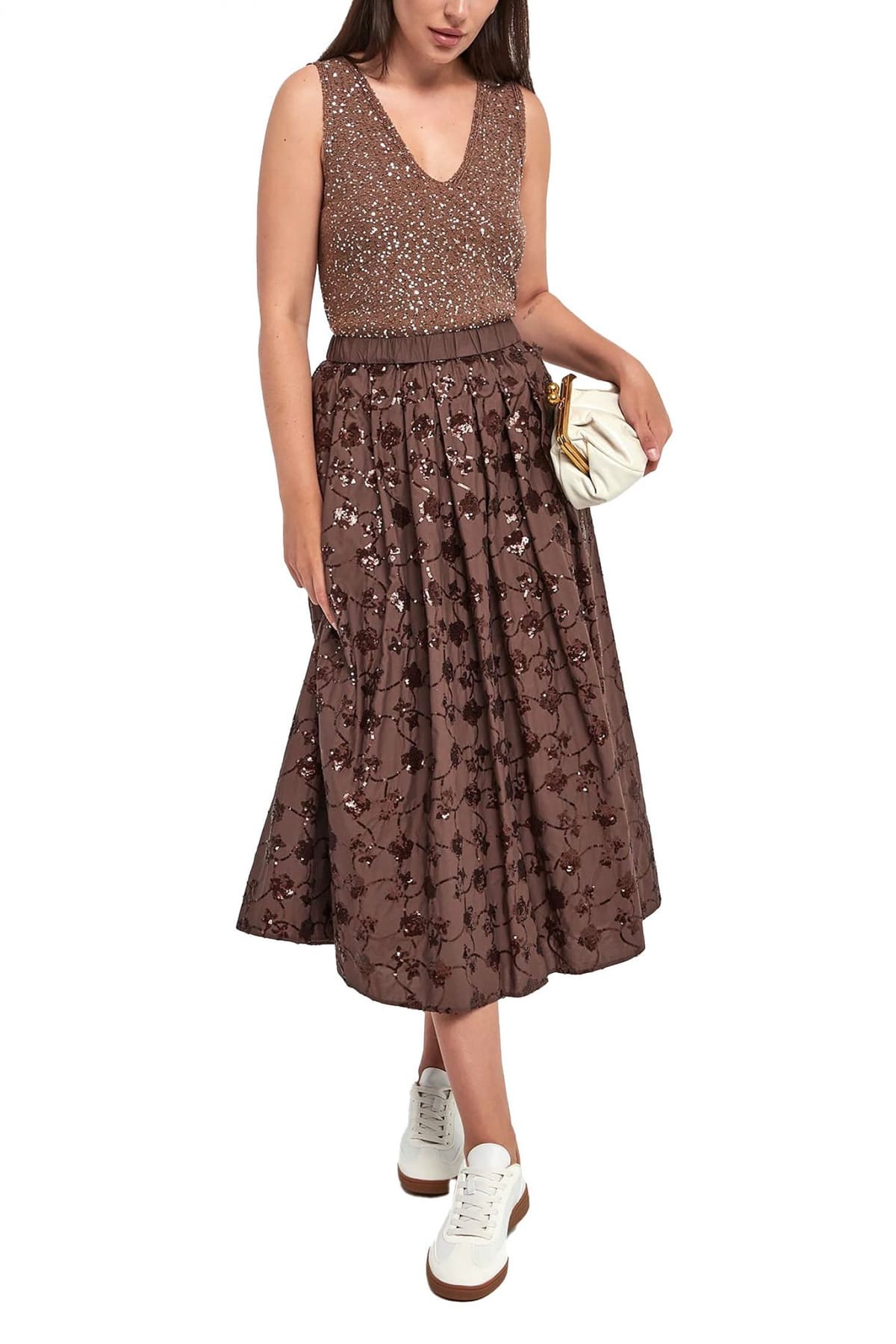 MAX MARA WEEKEND ΠΛΕΚΤΟ V NECK ΑΜΑΝΙΚΟ ACAICI ΠΑΓΙΕΤΕΣ ΚΑΦΕ