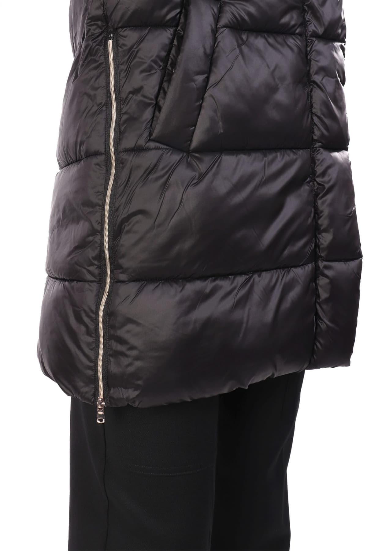 MARELLA EMME ΜΠΟΥΦΑΝ PUFFER HOODIE PONT ΜΑΥΡΟ