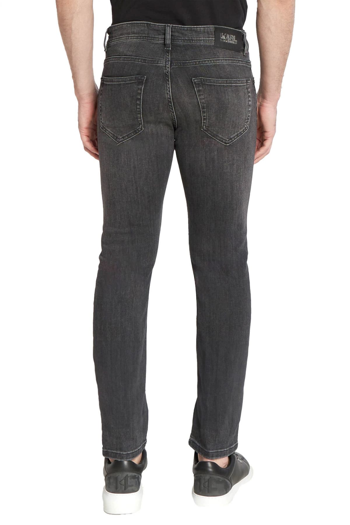 KARL LAGERFELD ΠΑΝΤΕΛΟΝΙ REGULAR FIT JEANS ΑΝΘΡΑΚΙ