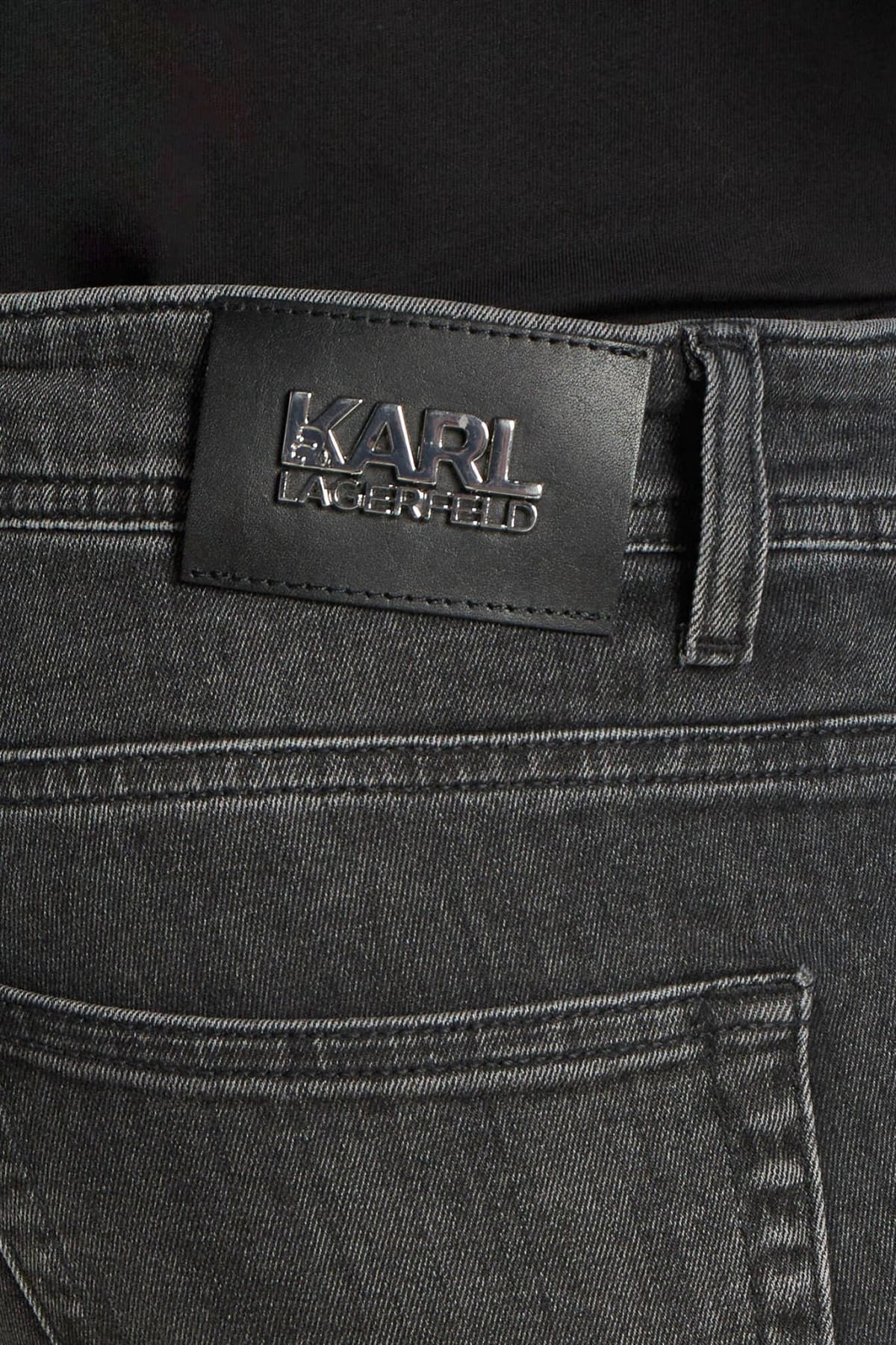 KARL LAGERFELD ΠΑΝΤΕΛΟΝΙ REGULAR FIT JEANS ΑΝΘΡΑΚΙ