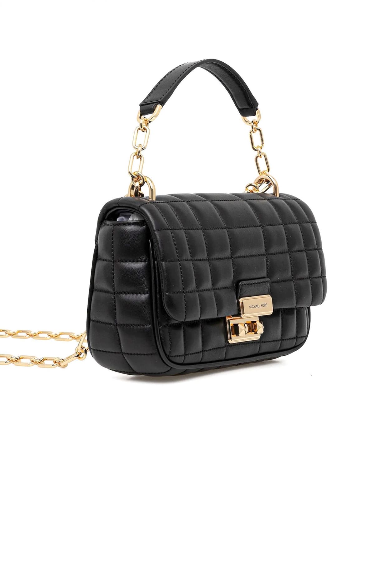 MICHAEL KORS ΤΣΑΝΤΑΚΙ CROSSBODY/ΩΜΟΥ ΚΑΠΙΤΟΝΕ ΑΛΥΣΙΔΑ LOGO MAYΡΟ