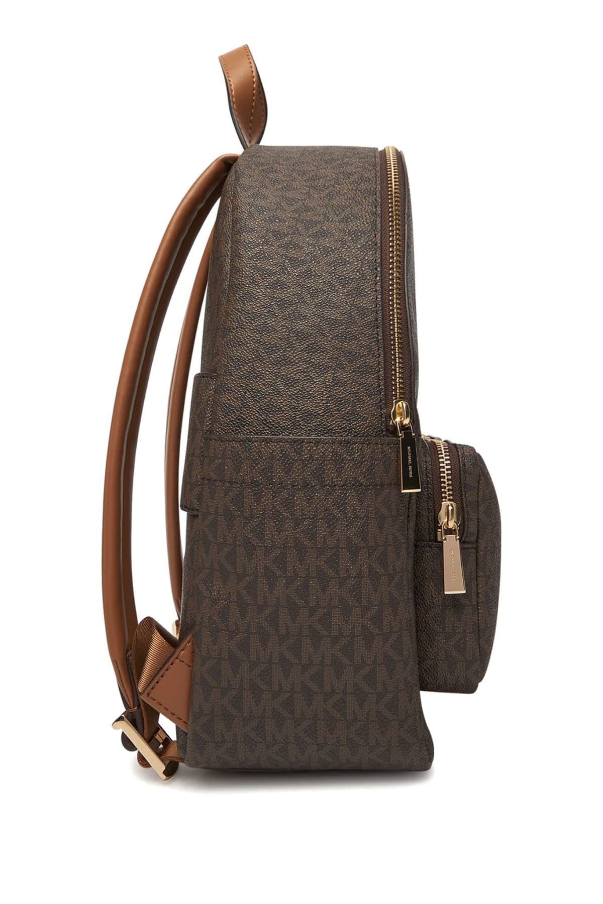 MICHAEL KORS ΤΣΑΝΤΑ BACKPACK ΤΑΝΝΕR ALL OVER LOGO ΚΑΦΕ/TAΜΠΑ