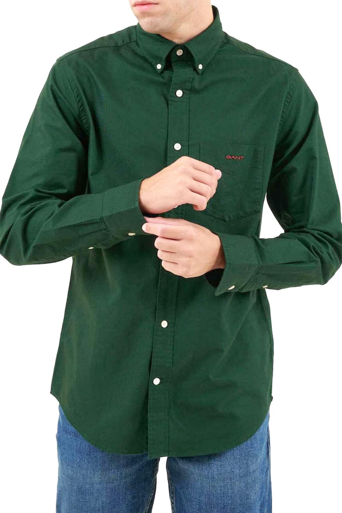 GANT ΠΟΥΚΑΜΙΣΟ REG BEEFY OXFORD SHIRT ΚΥΠΑΡΙΣΣΙ