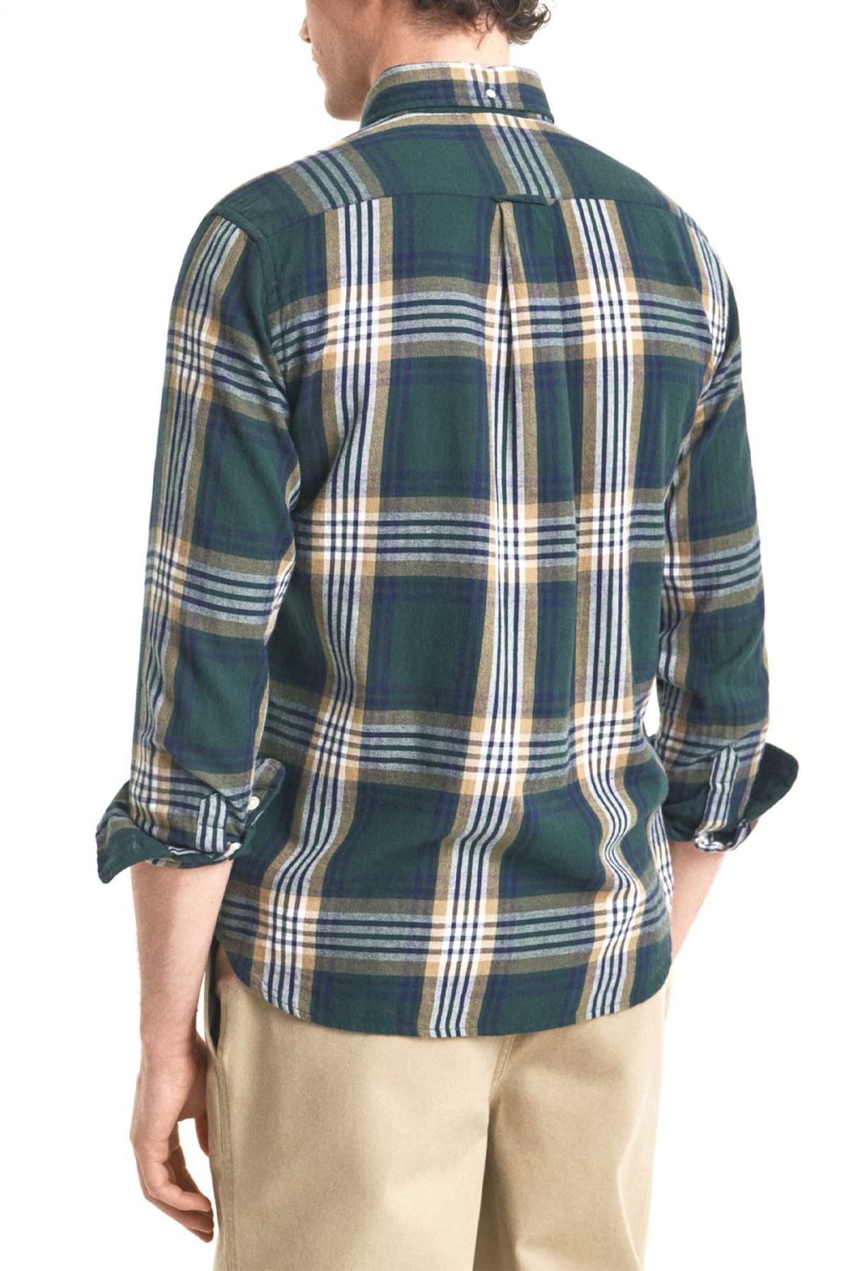 GANT ΠΟΥΚΑΜΙΣΟ ΚΑΡΩ REG WINDBLOWN FLANNEL CHECK SHIRT ΚΥΠΑΡΙΣΣΙ