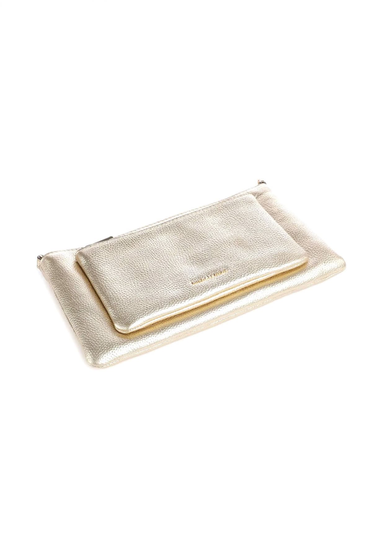 MICHAEL KORS ΤΣΑΝΤΑ CROSSBODY XEIΡΟΣ JET SET ΑΛΥΣΙΔΑ LOGO XΡΥΣΟ