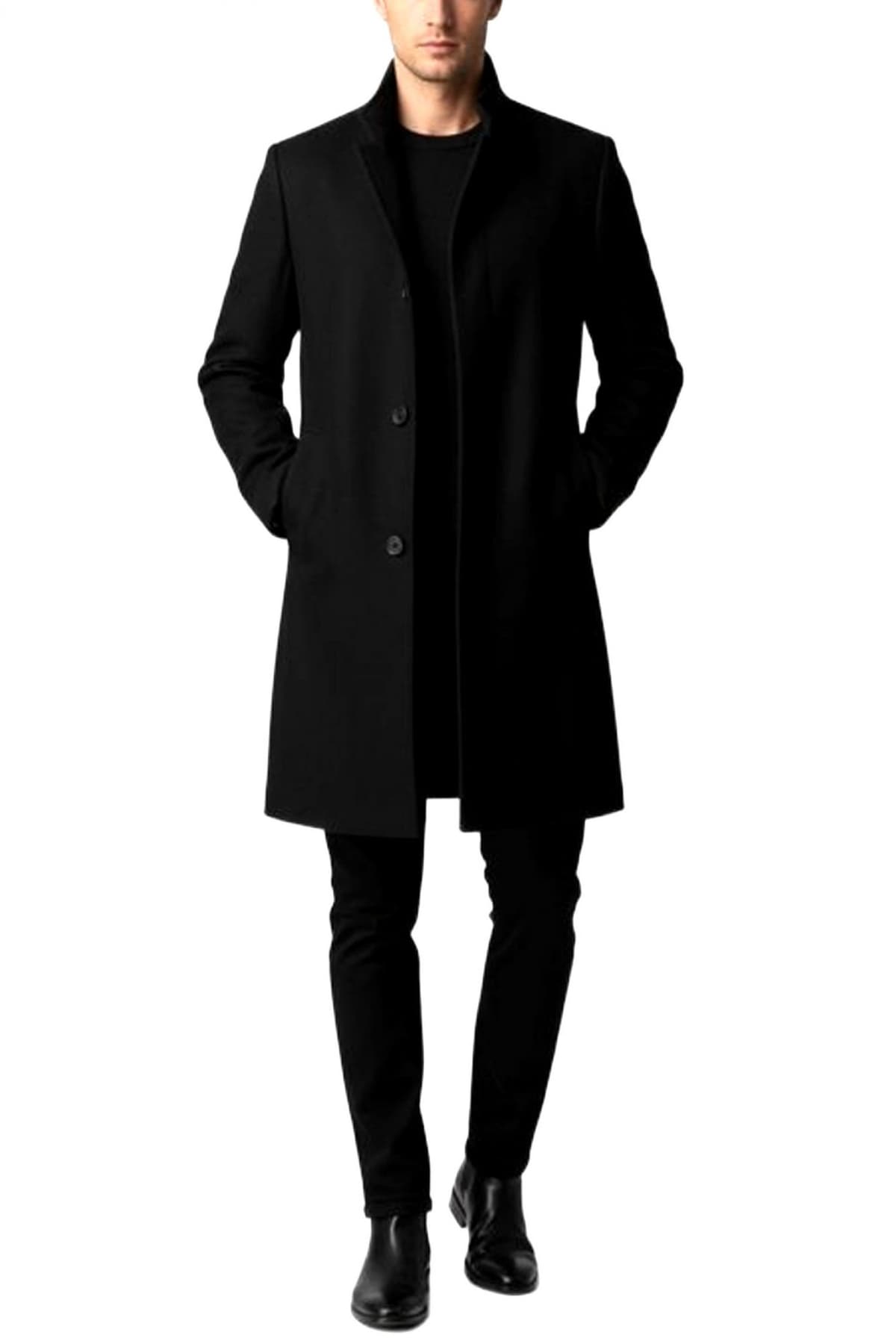 KARL LAGERFELD ΠΑΛΤΟ ΜΑΥΡΟ