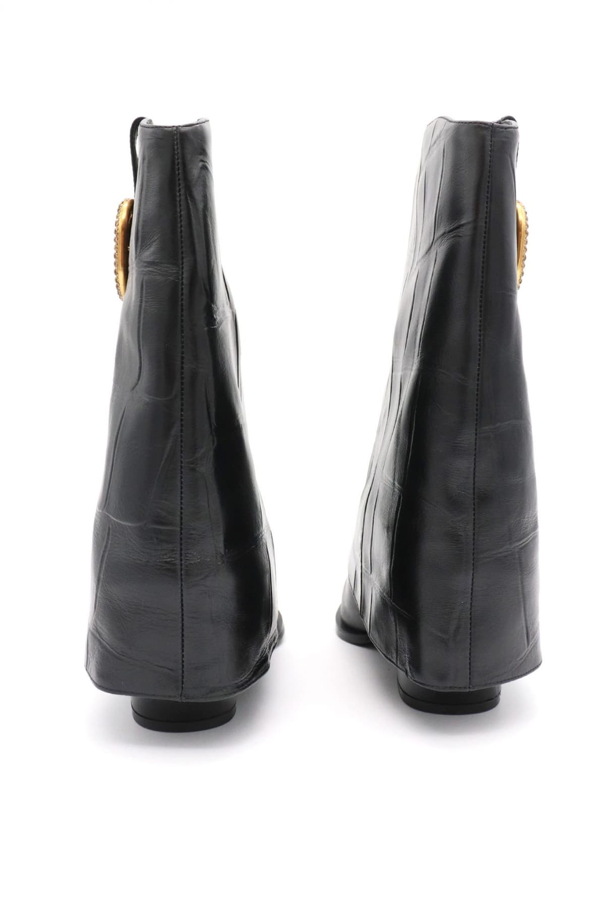 KURT GEIGER ΠΑΠΟΥΤΣΙΑ MΠΟΤAKIA FOLD OVER ANKLE BOOT ΑΝΑΓΛΥΦΟ ΣΧΕΔΙΟ LOGO MAYΡΟ