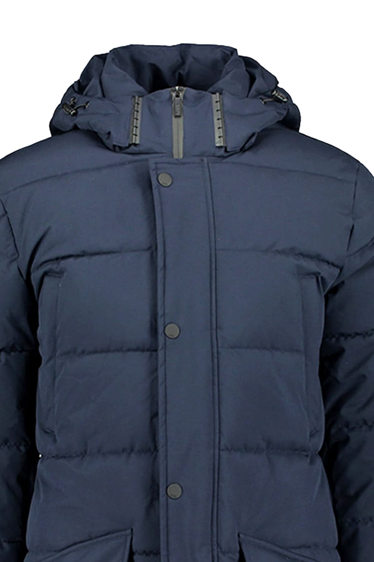 KARL LAGERFELD ΜΠΟΥΦΑΝ HOODED PARKA ΜΠΛΕ