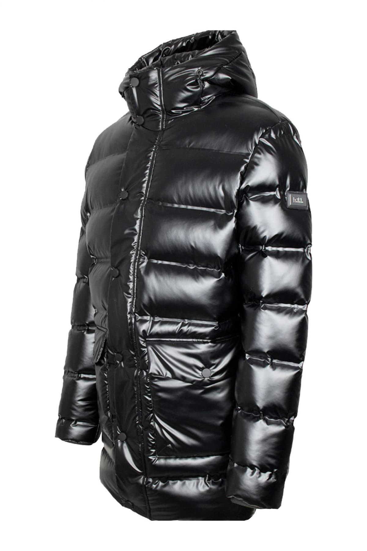 KARL LAGERFELD ΜΠΟΥΦΑΝ HOODED PARΚA ΜΑΥΡΟ