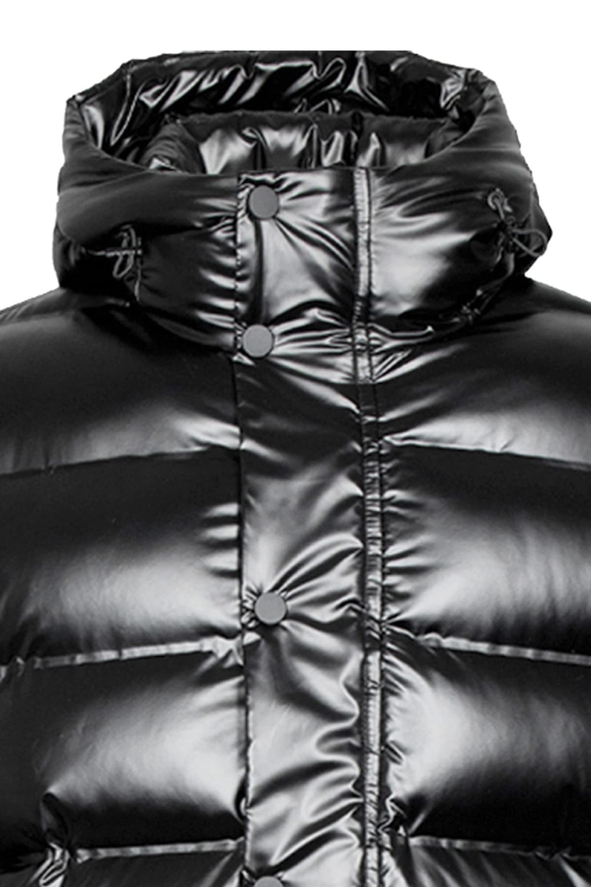 KARL LAGERFELD ΜΠΟΥΦΑΝ HOODED PARΚA ΜΑΥΡΟ