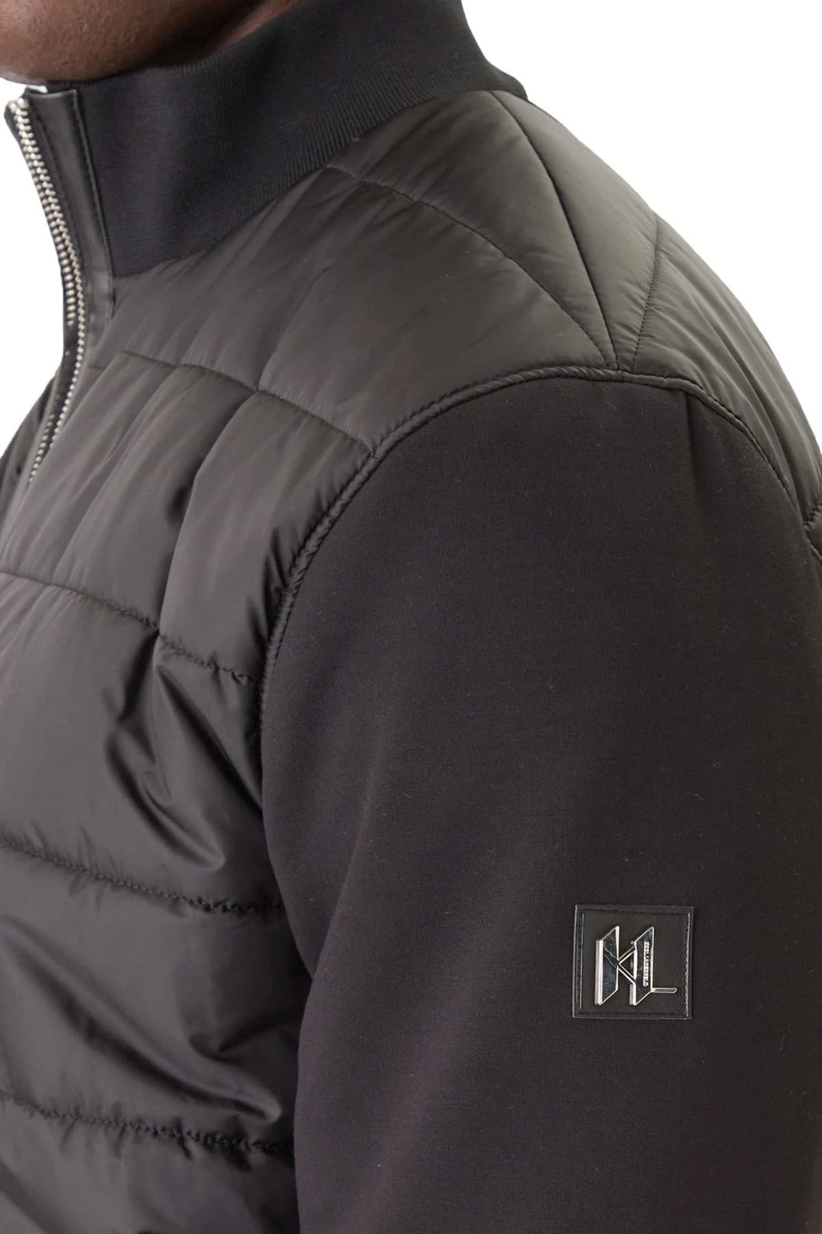 KARL LAGERFELD MΠΟΥΦΑΝΟΖΑΚΕΤΑ ΜΑΥΡΟ