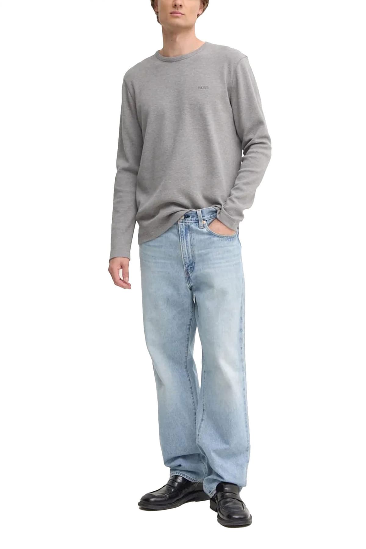 Men's T-Shirts Boss Gray