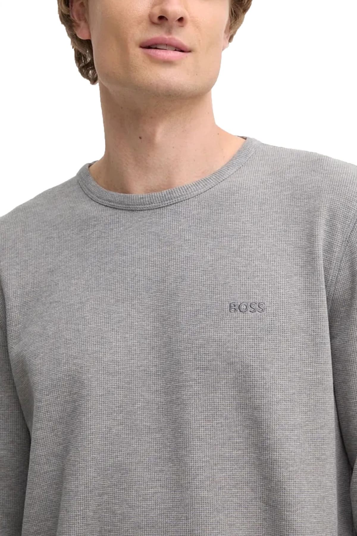 Men's T-Shirts Boss Gray