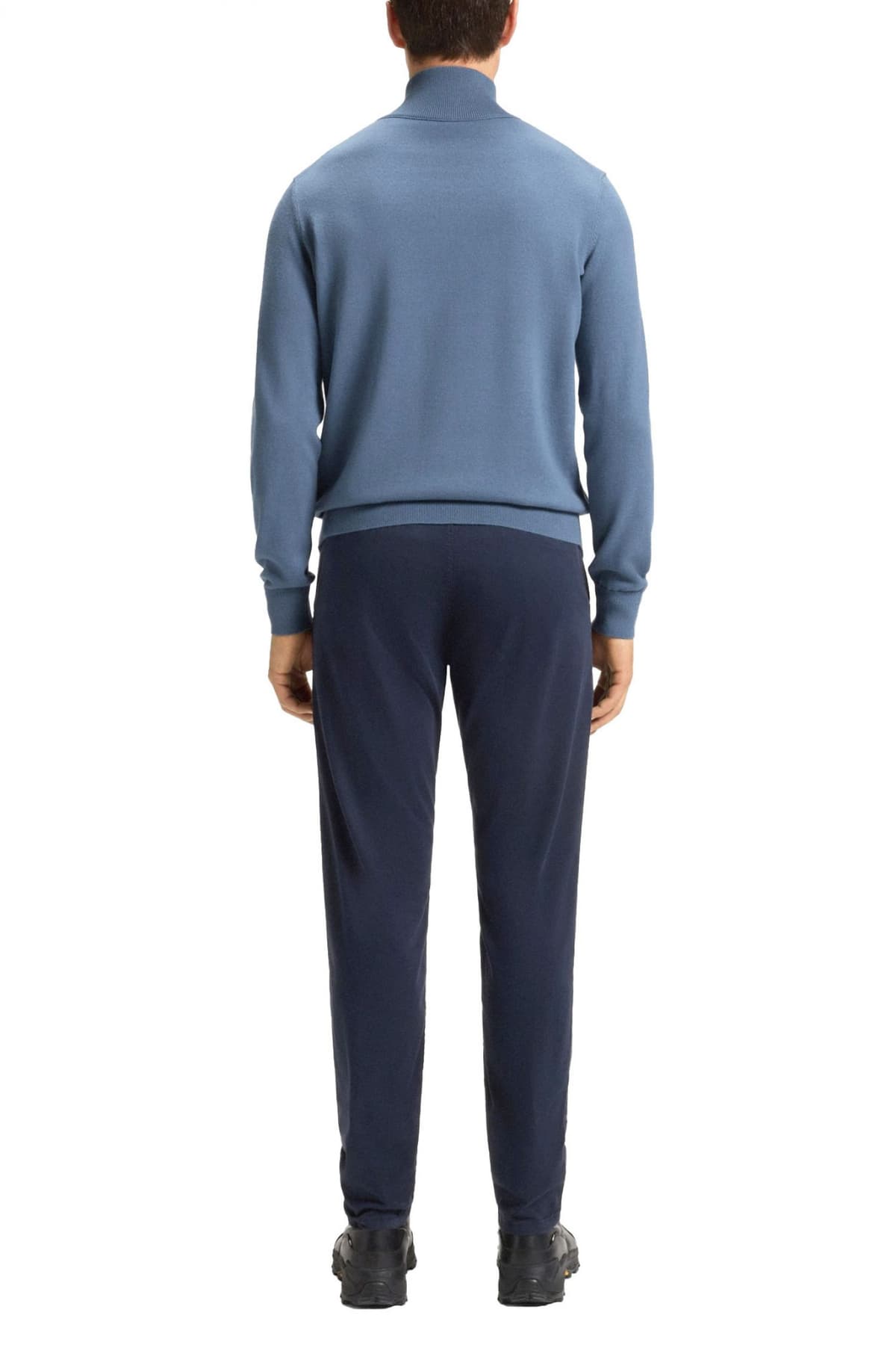 BOSS CASUAL ΠΛΕΚΤΟ HALFZIP KANOBIX S ΡΑΦ ΜΠΛΕ