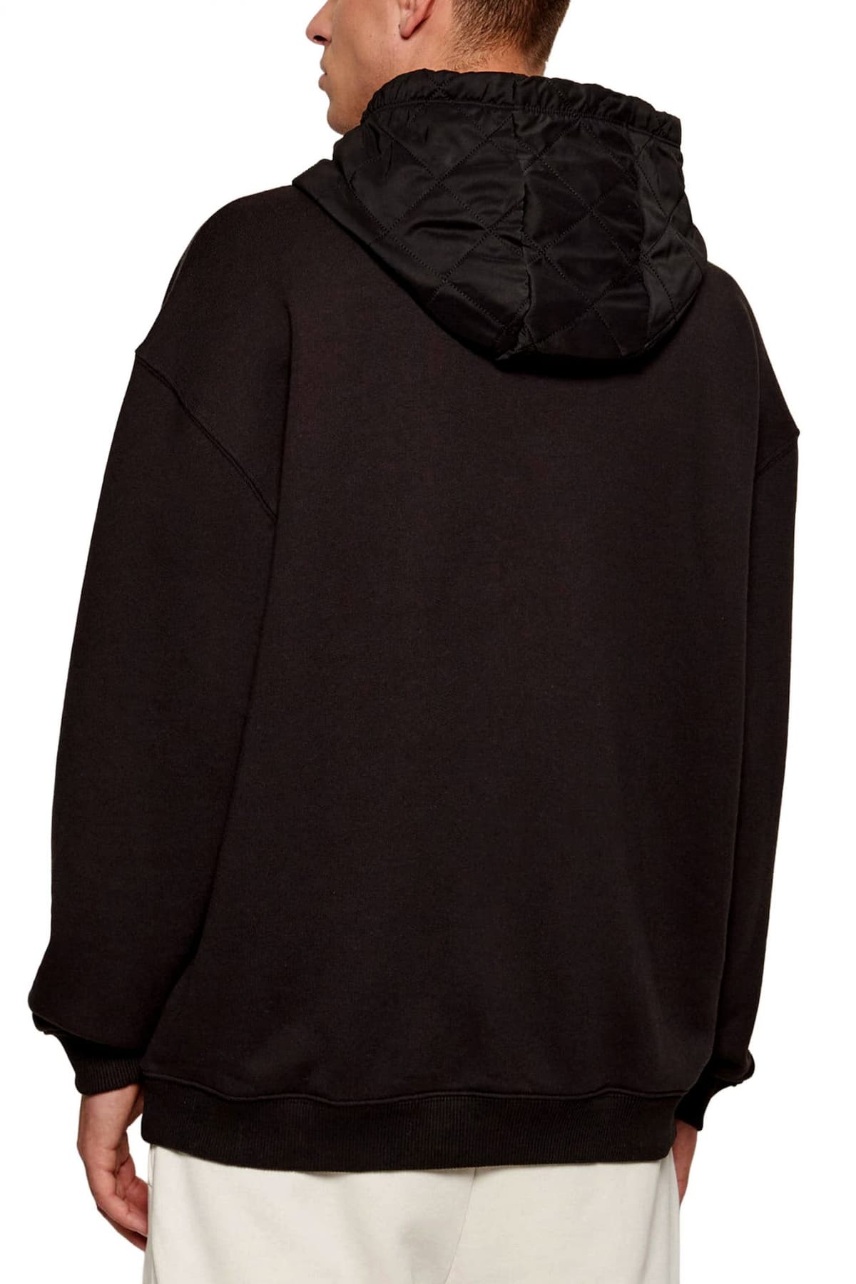 HUGO ΦΟΥΤΕΡ HOODIE DILVANO LOGO ΤΣΕΠΕΣ ΜΑΥΡΟ