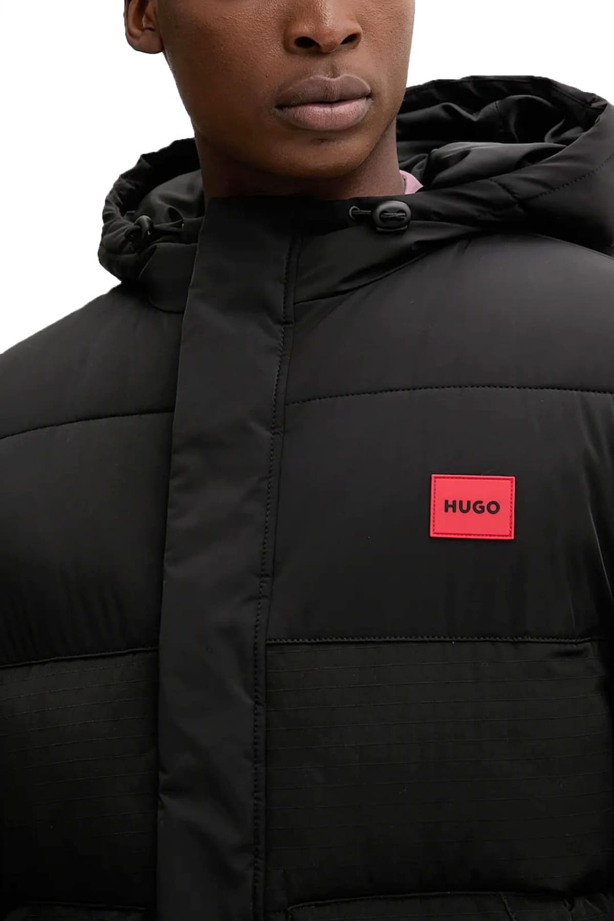 HUGO ΜΠΟΥΦΑΝ ΦΟΥΣΚΩΤΟ BARO2541 ΚΟΥΚΟΥΛΑ LOGO ΜΑΥΡΟ