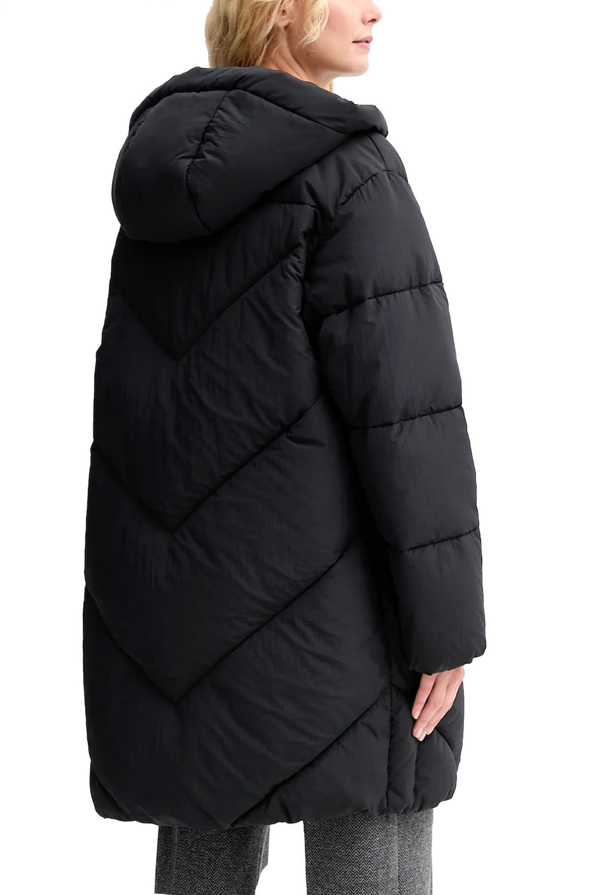 BOSS CASUAL ΜΠΟΥΦΑΝ C_PIAPOLLY ΦΟΥΣΚΩΤΟ ΚΟΥΚΟΥΛΑ ΜΑΥΡΟ