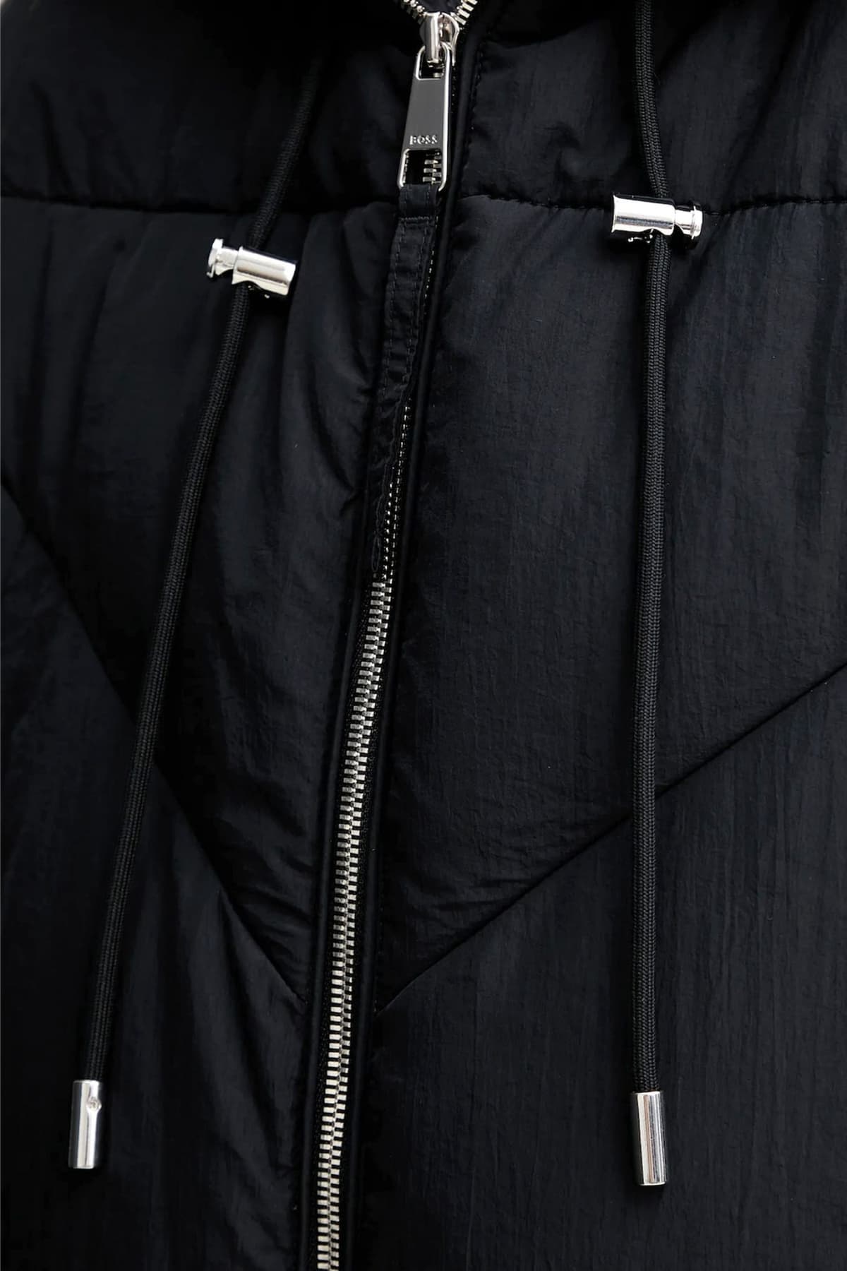 BOSS CASUAL ΜΠΟΥΦΑΝ C_PIAPOLLY ΦΟΥΣΚΩΤΟ ΚΟΥΚΟΥΛΑ ΜΑΥΡΟ